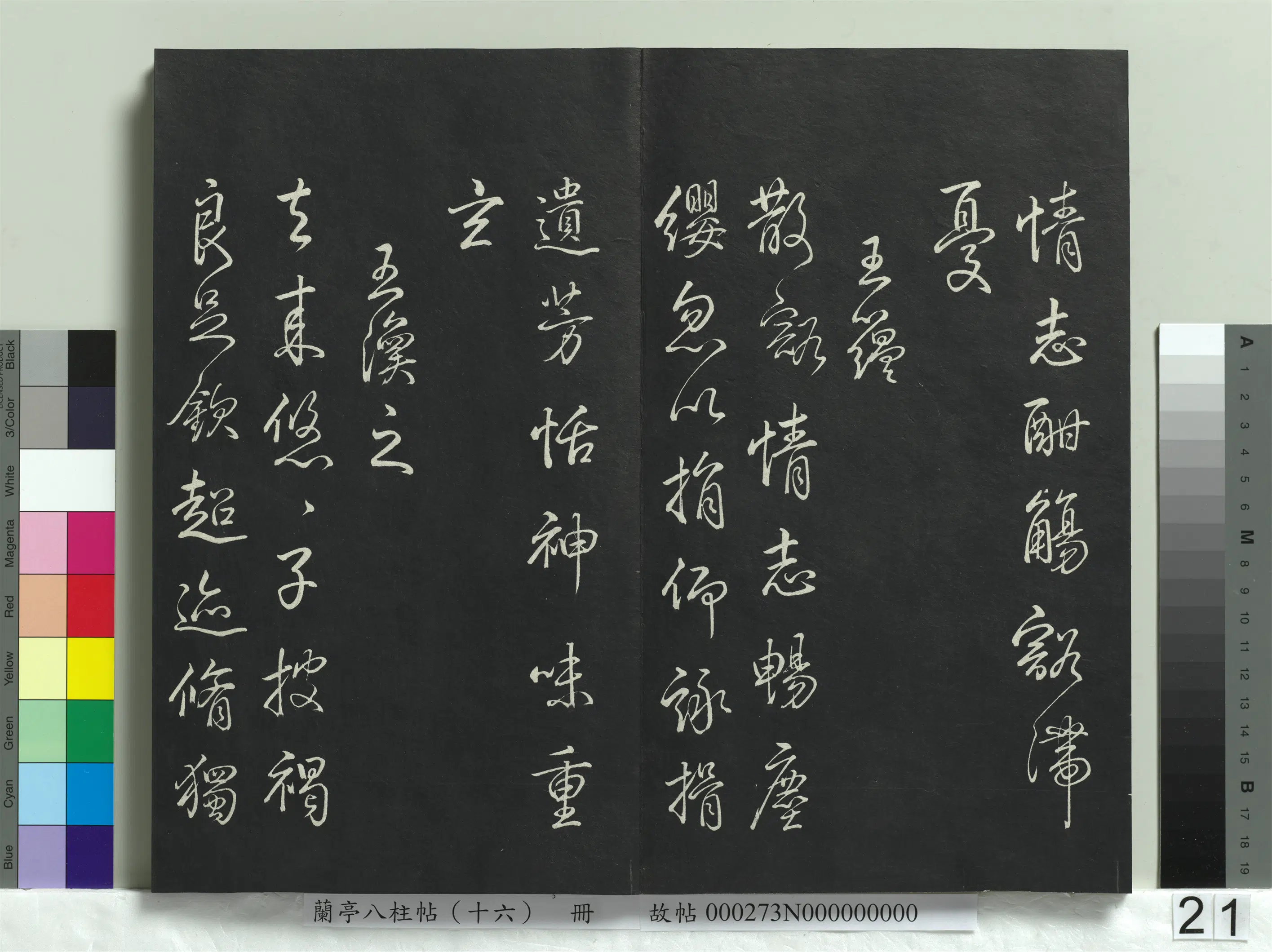 清代【爱新觉罗弘历-乾隆-清高宗】《兰亭八柱帖（兑）册-2》 第14张