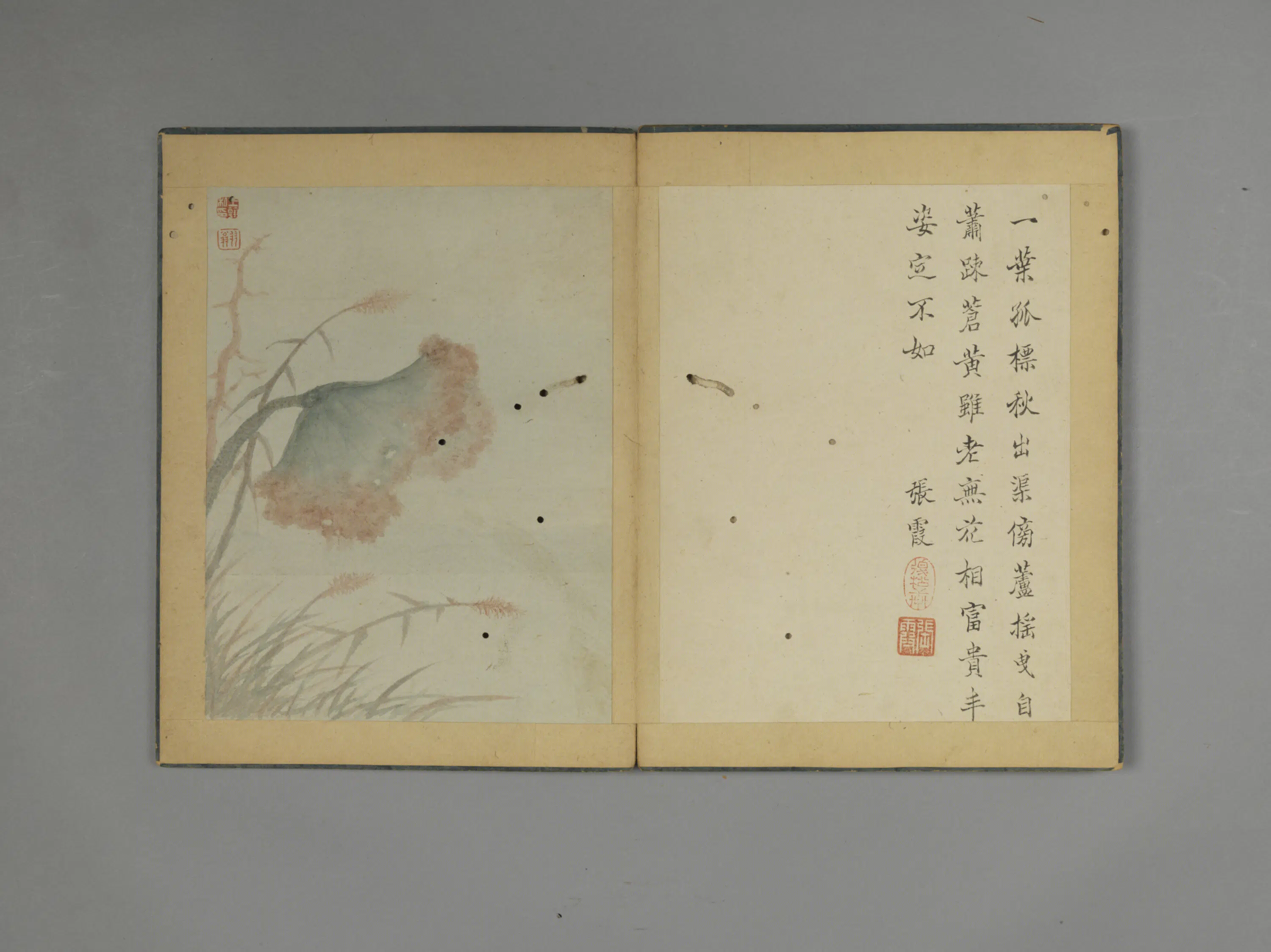 清代【王翰】《山水花石册》 第7张