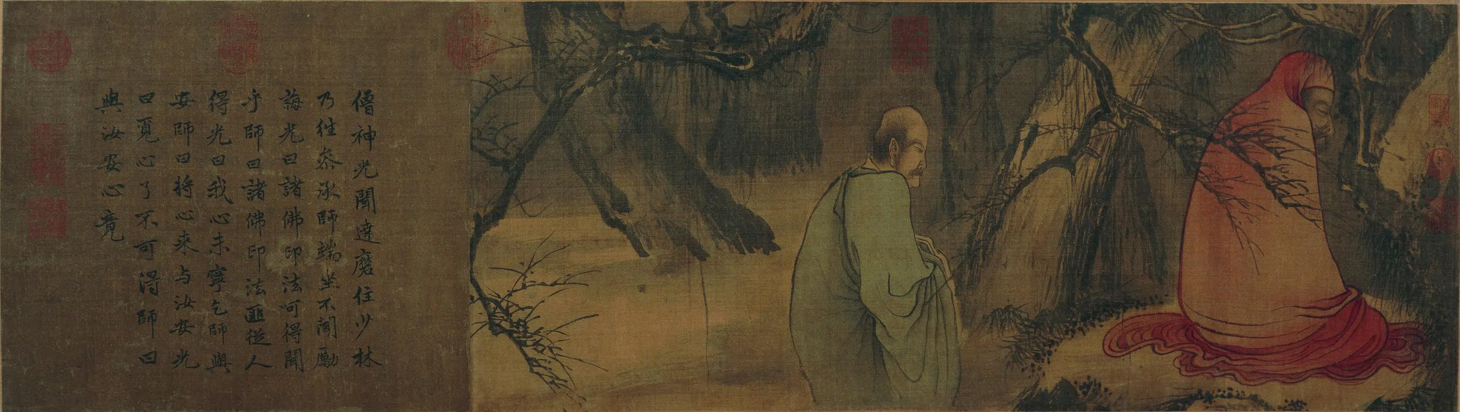 南宋【梁楷】《八高僧故事图卷》