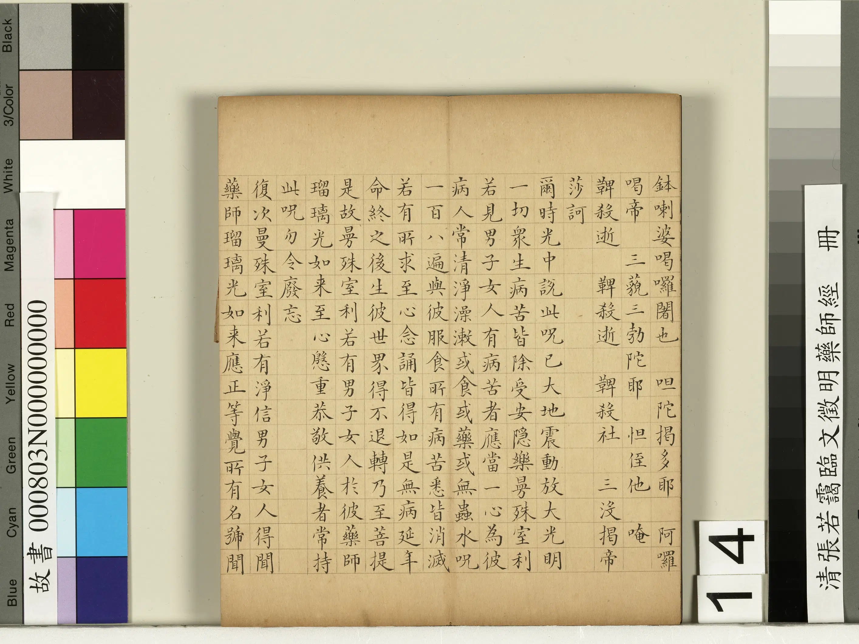 清代【张若霭】《临文征明药师经册》 第6张 清代【张若霭】《临文征明药师经册》 第6张