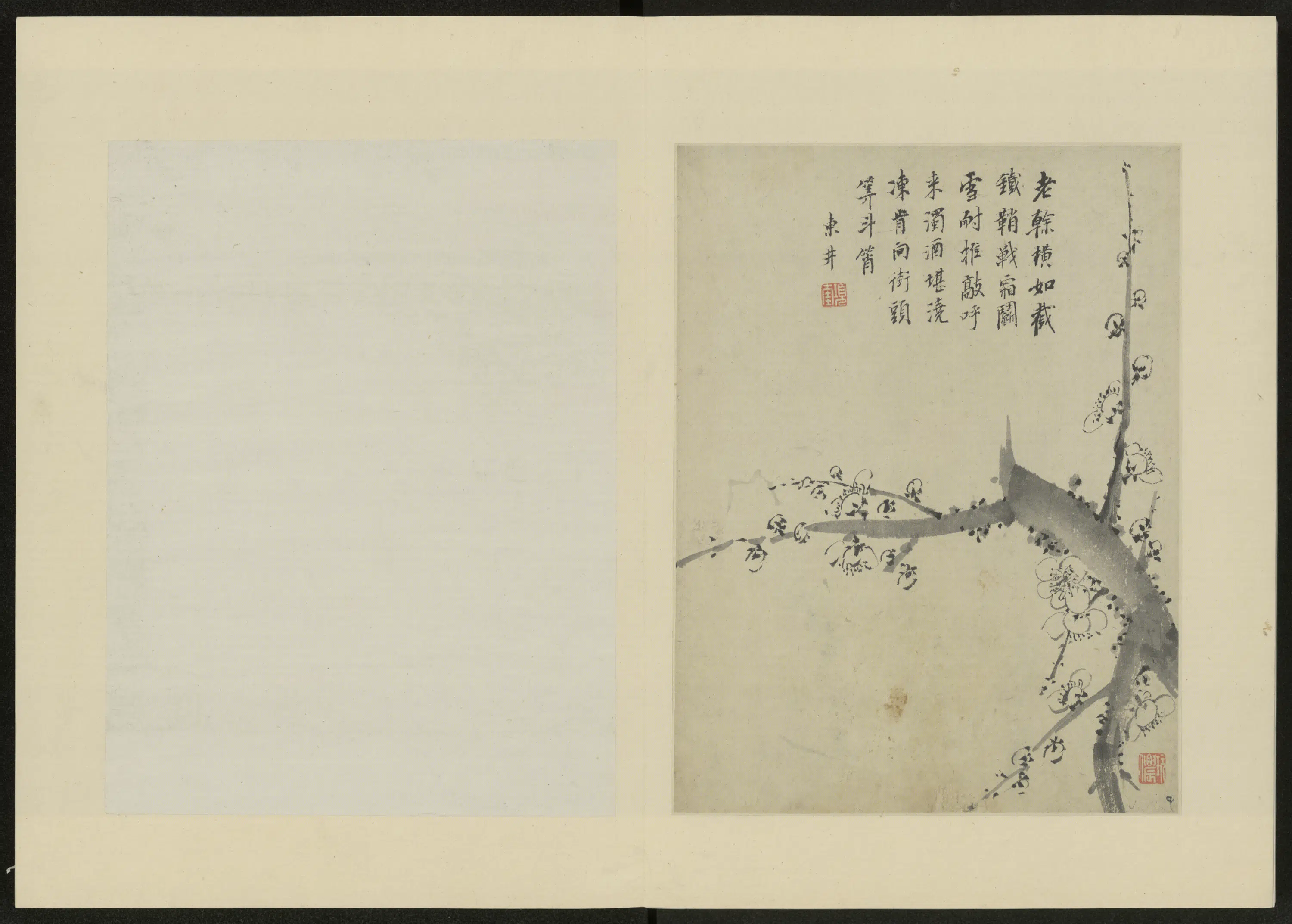 清代【项奎】《梅花册》 第5张