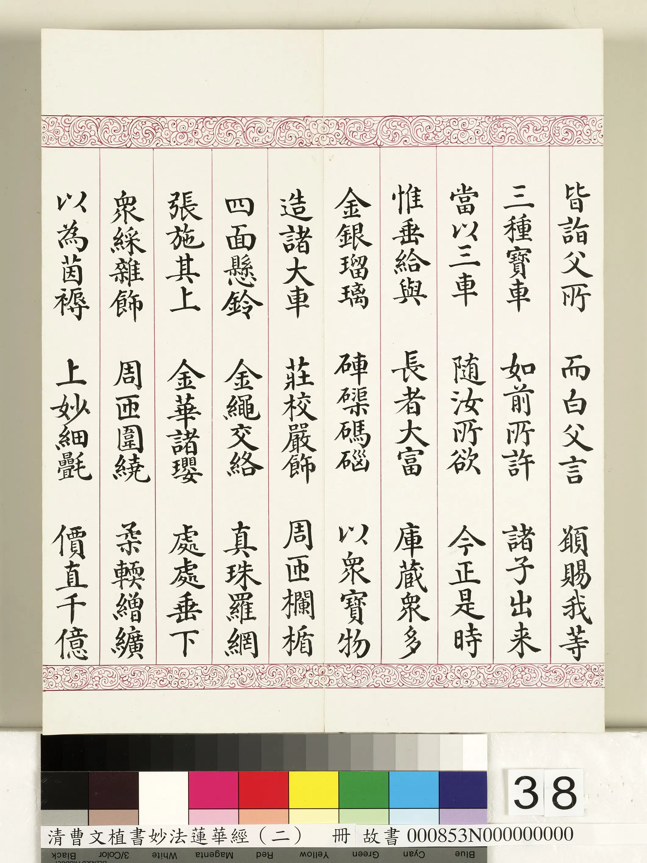 清代【曹文埴】《妙法莲华经（二）册》 第32张