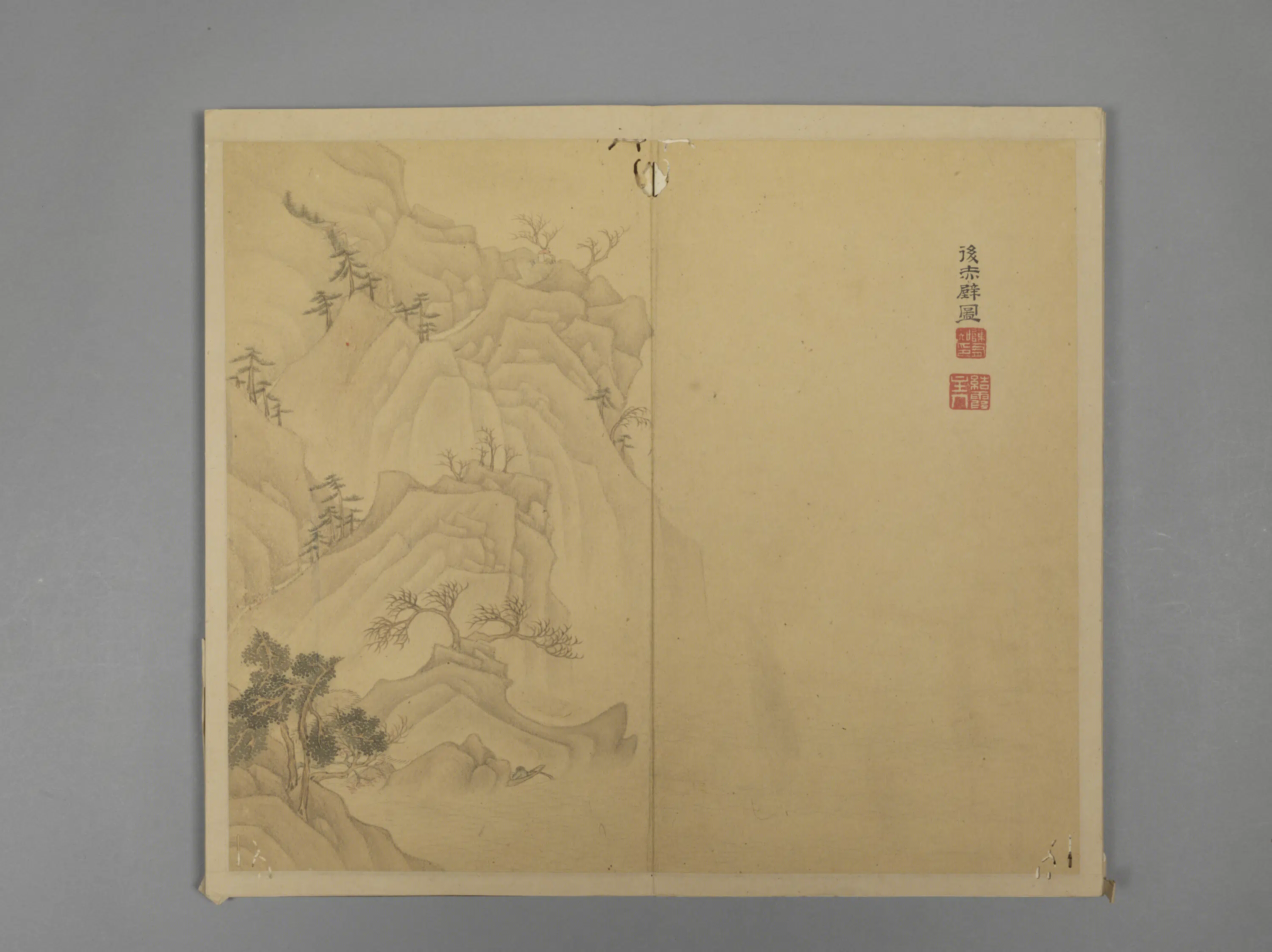 明朝【陈有知】《前后赤壁册》