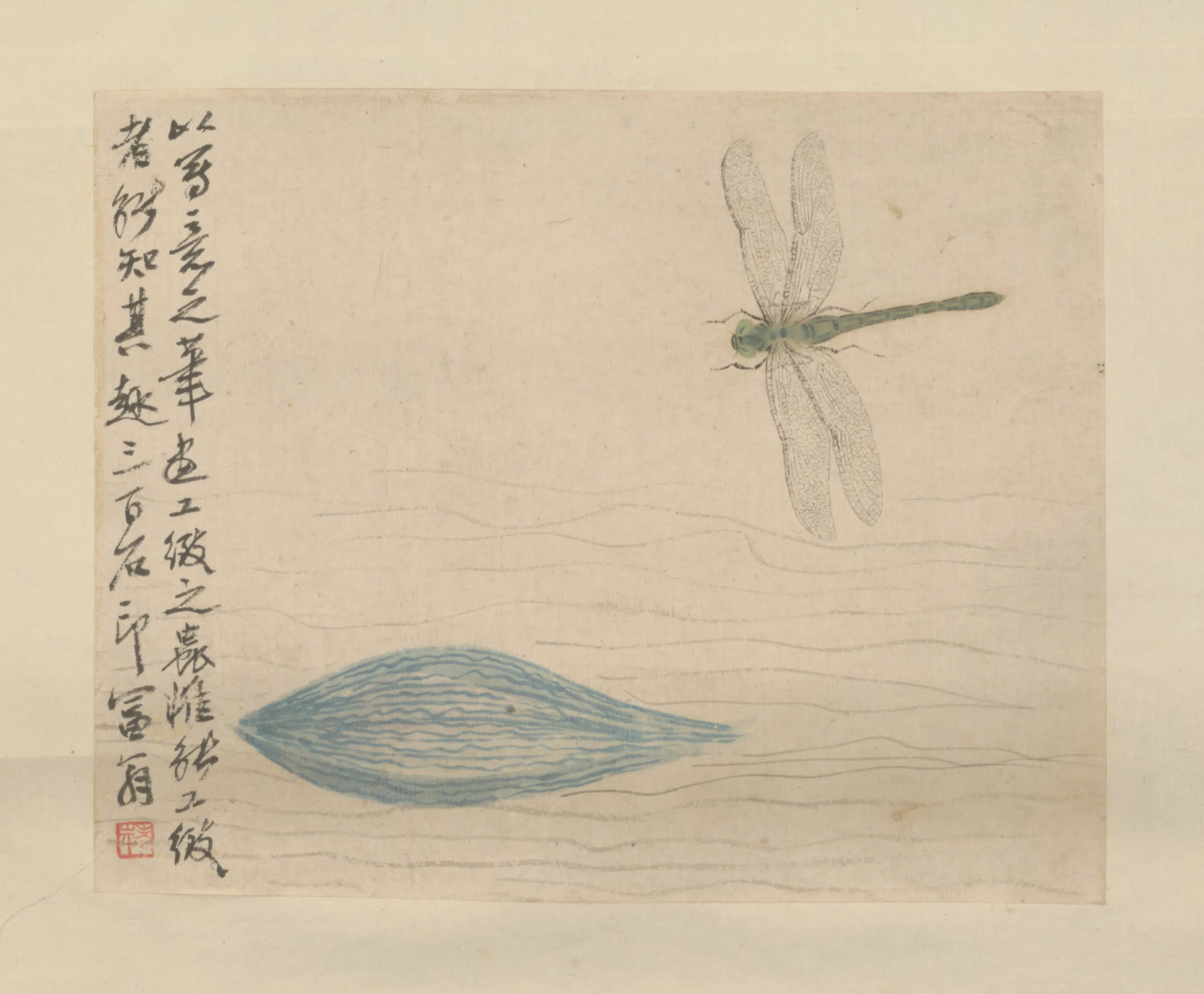 近现代【齐白石】《花卉草虫屏-4》