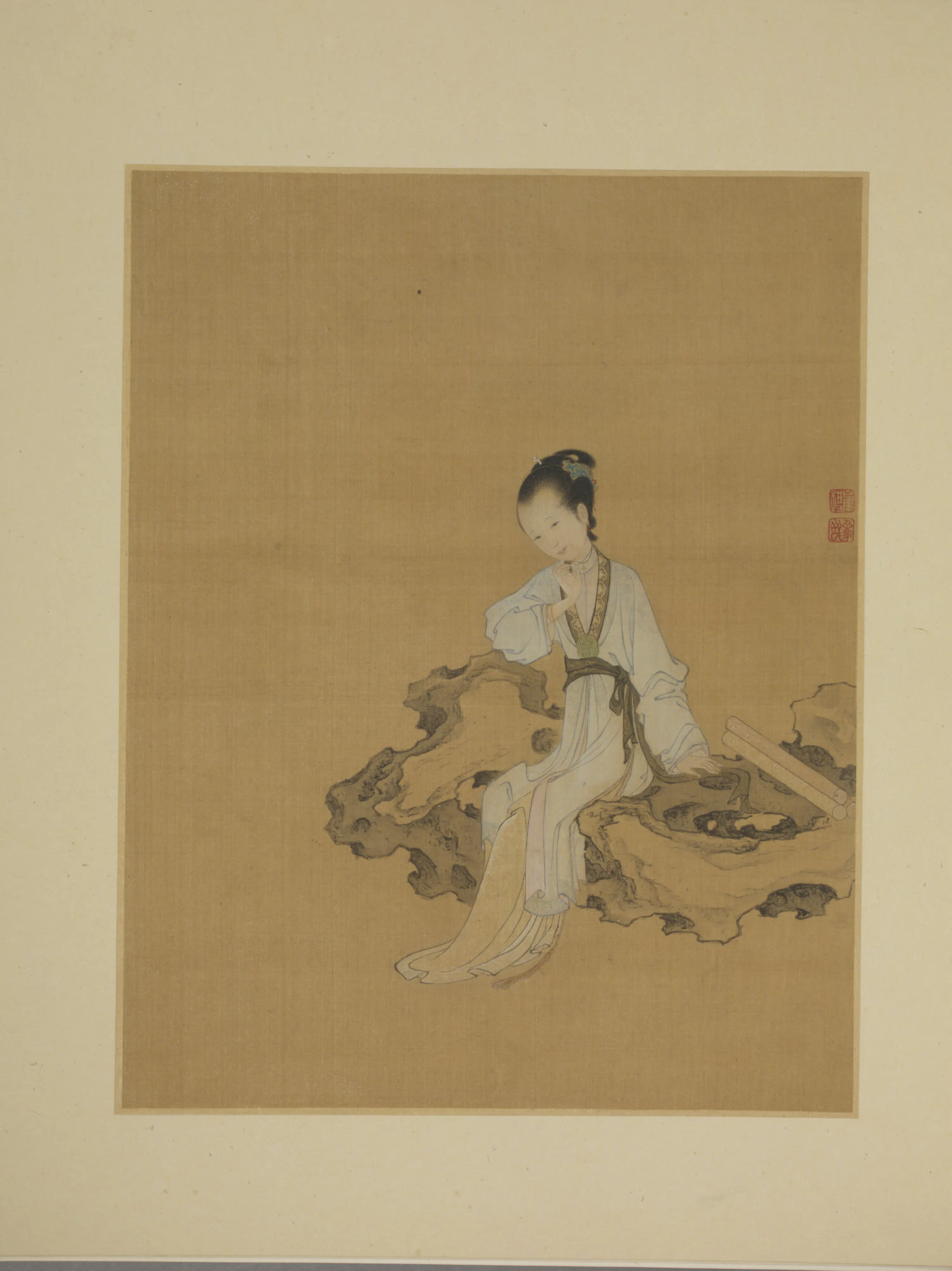 清代【崔鏏】《仕女图册》 第2张
