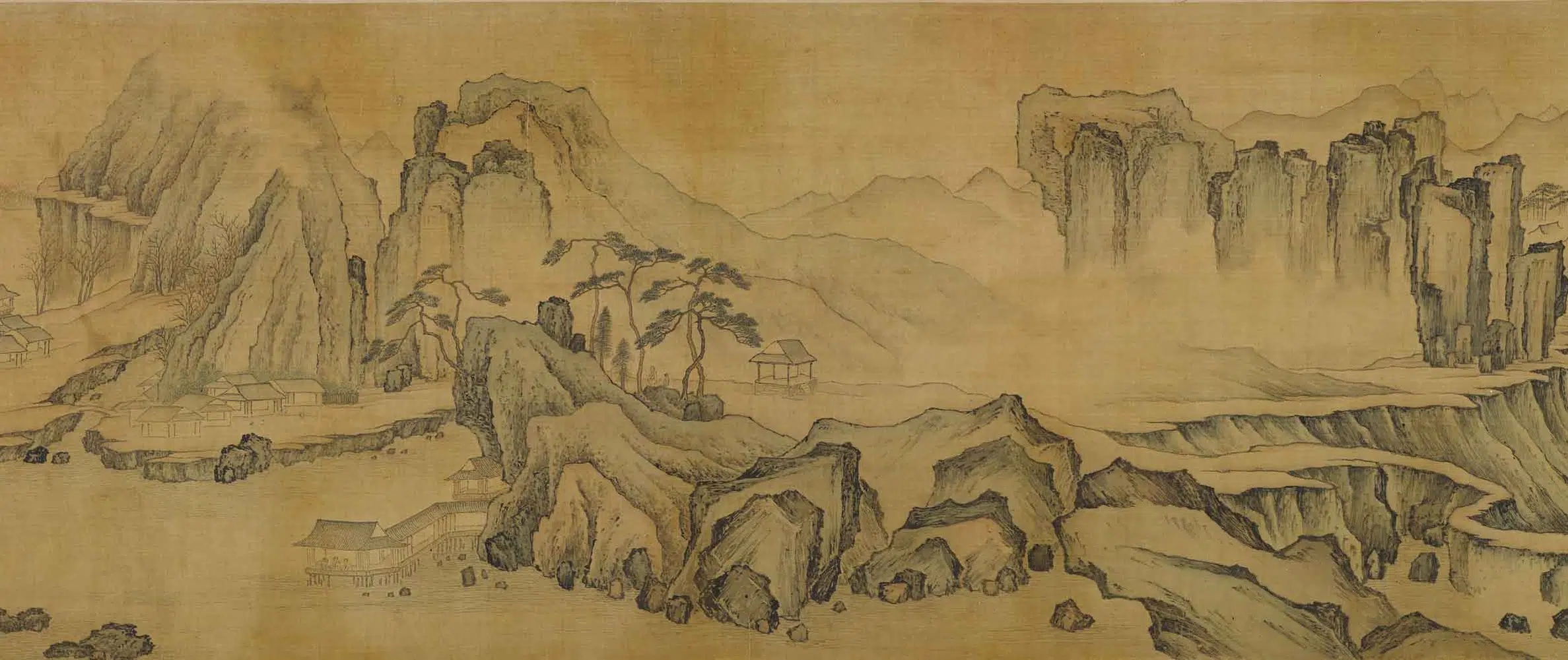 清代【佚名】《江山无尽图卷》 第5张 清代【佚名】《江山无尽图卷》 第5张