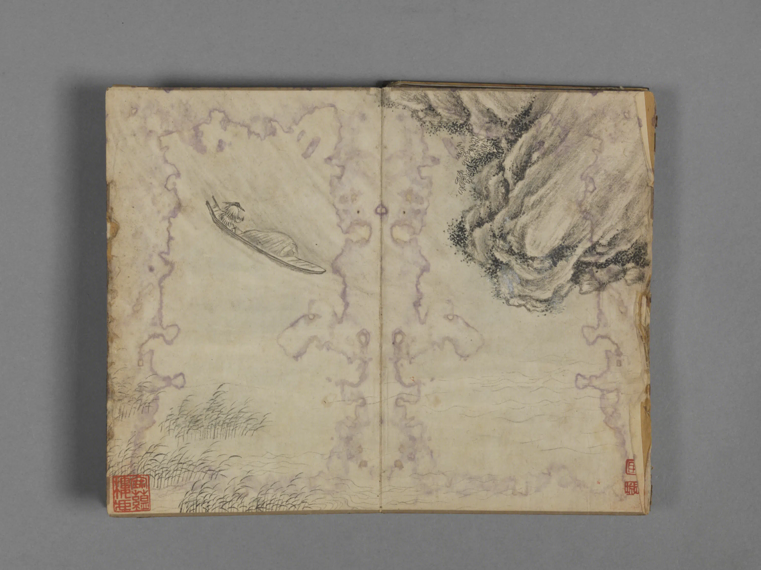 清代【钱维城】《山水小册（12开）》 第2张