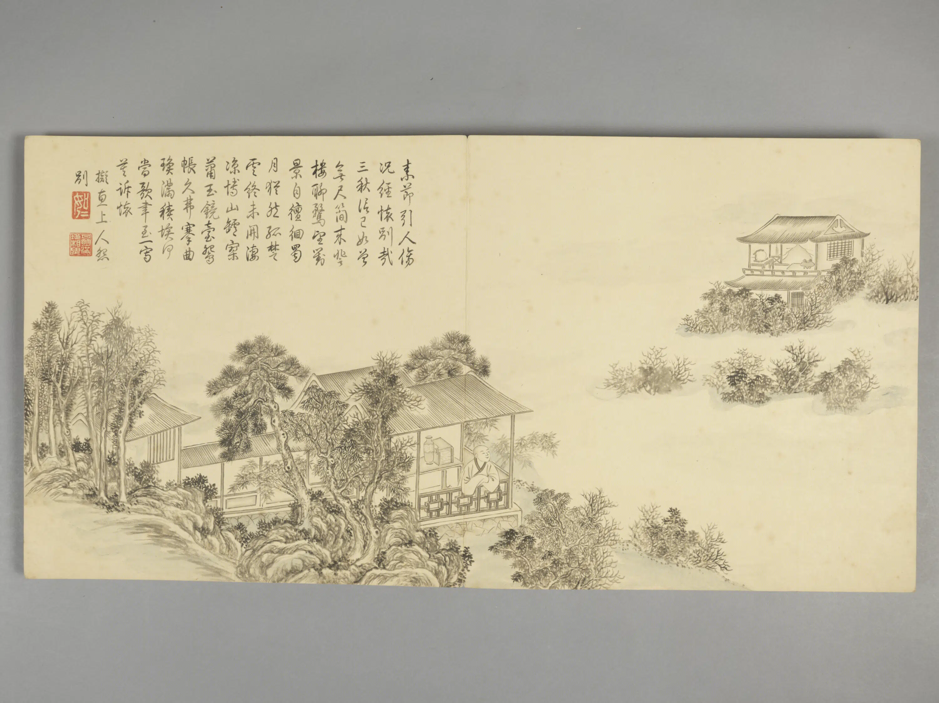 清代【董邦达】《画弘历拟古诗意图册（30开）》 第22张