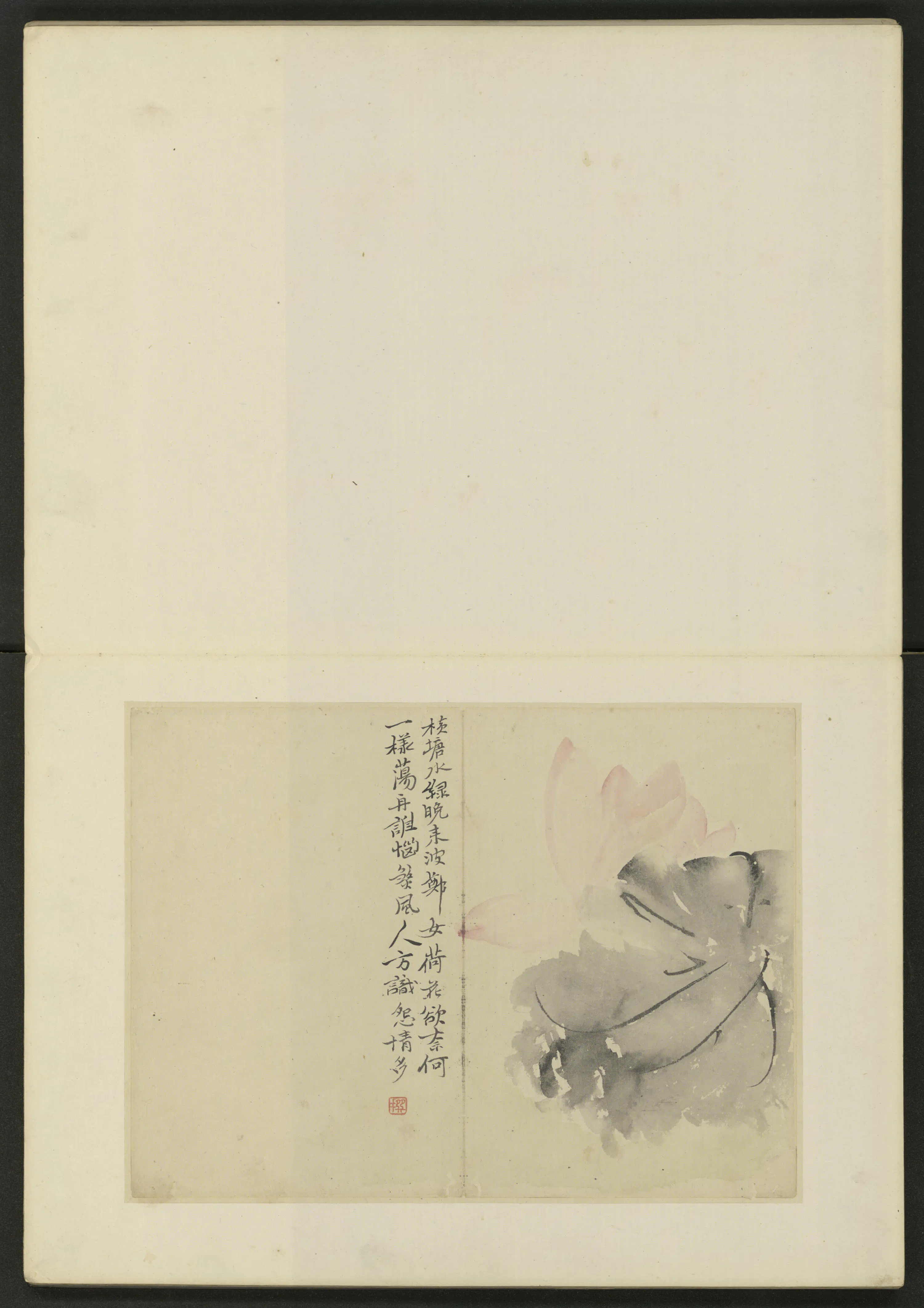 清代【陈撰】《花卉册（10开）》 第10张