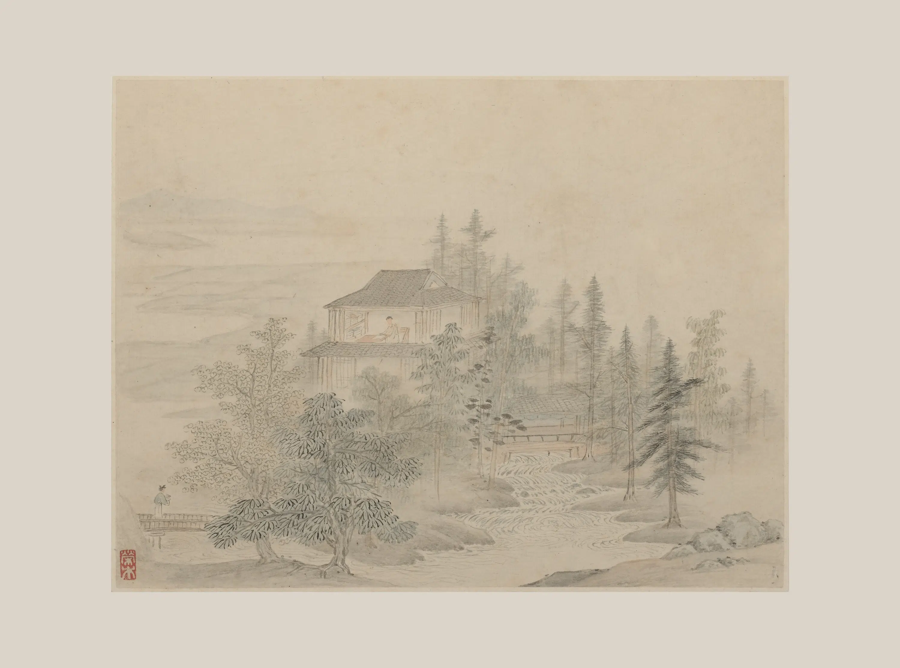 清代【叶欣】《山水图册-1》