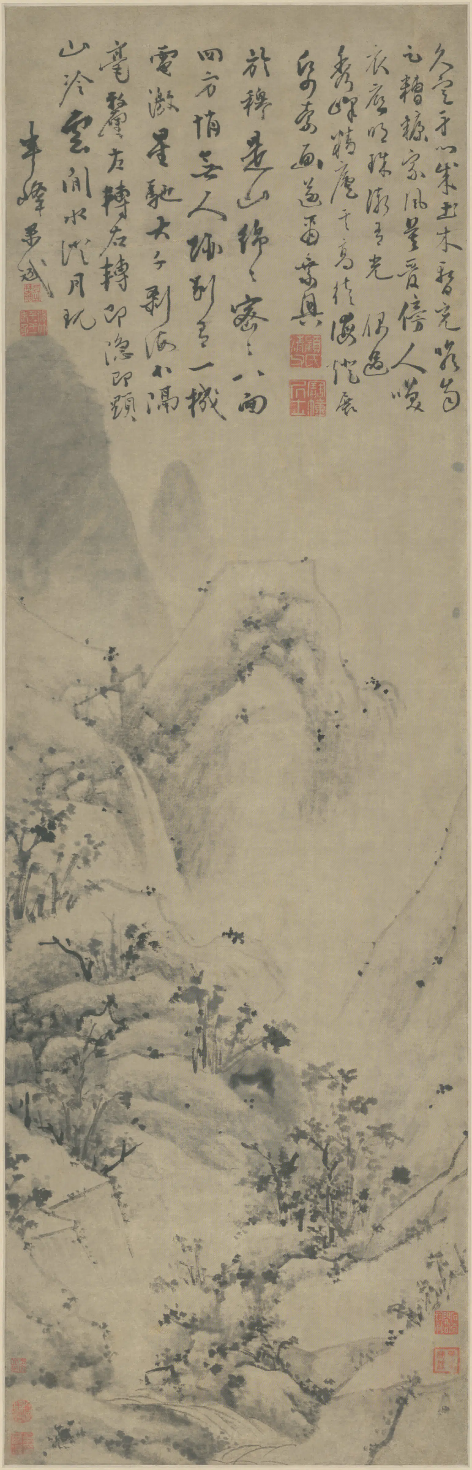 明朝【顾宝幢】《山水轴-2》