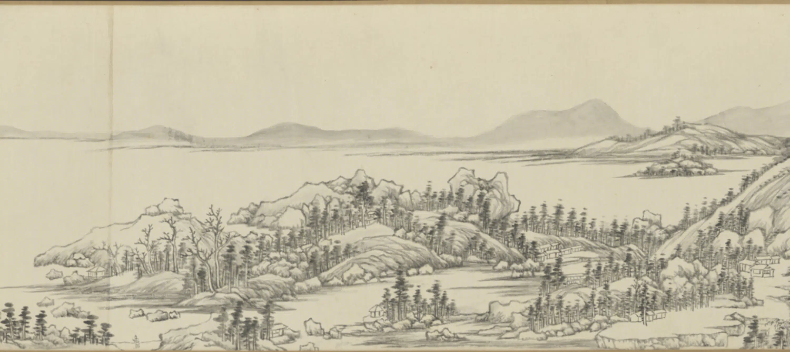 清代【方琮】《仿黄公望富春山图卷》 第7张 清代【方琮】《仿黄公望富春山图卷》 第7张