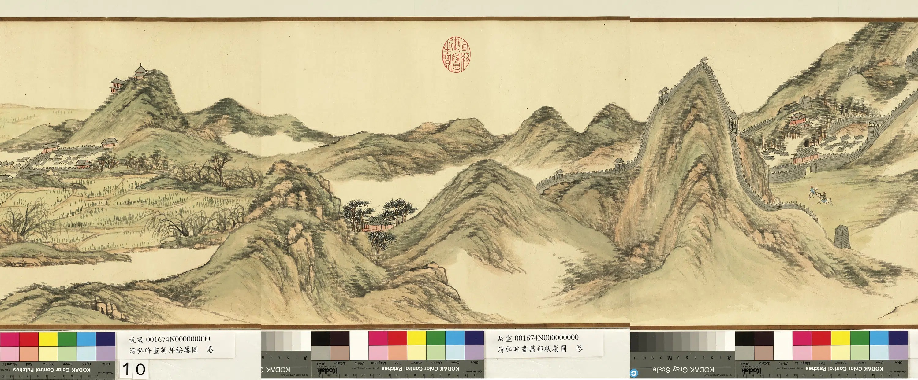清代【爱新觉罗弘旿】《画万邦绥屡图卷》 第10张