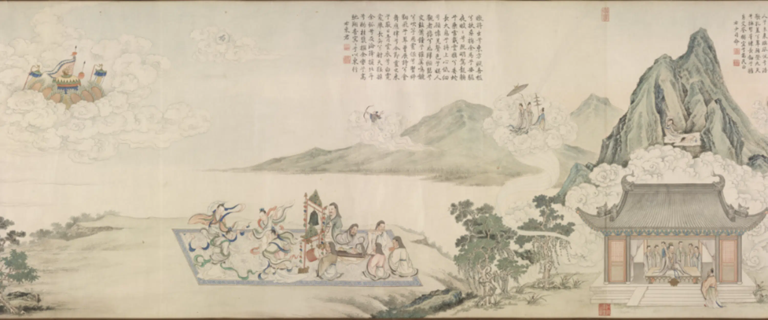 清代【丁观鹏】《九歌图卷》 第3张