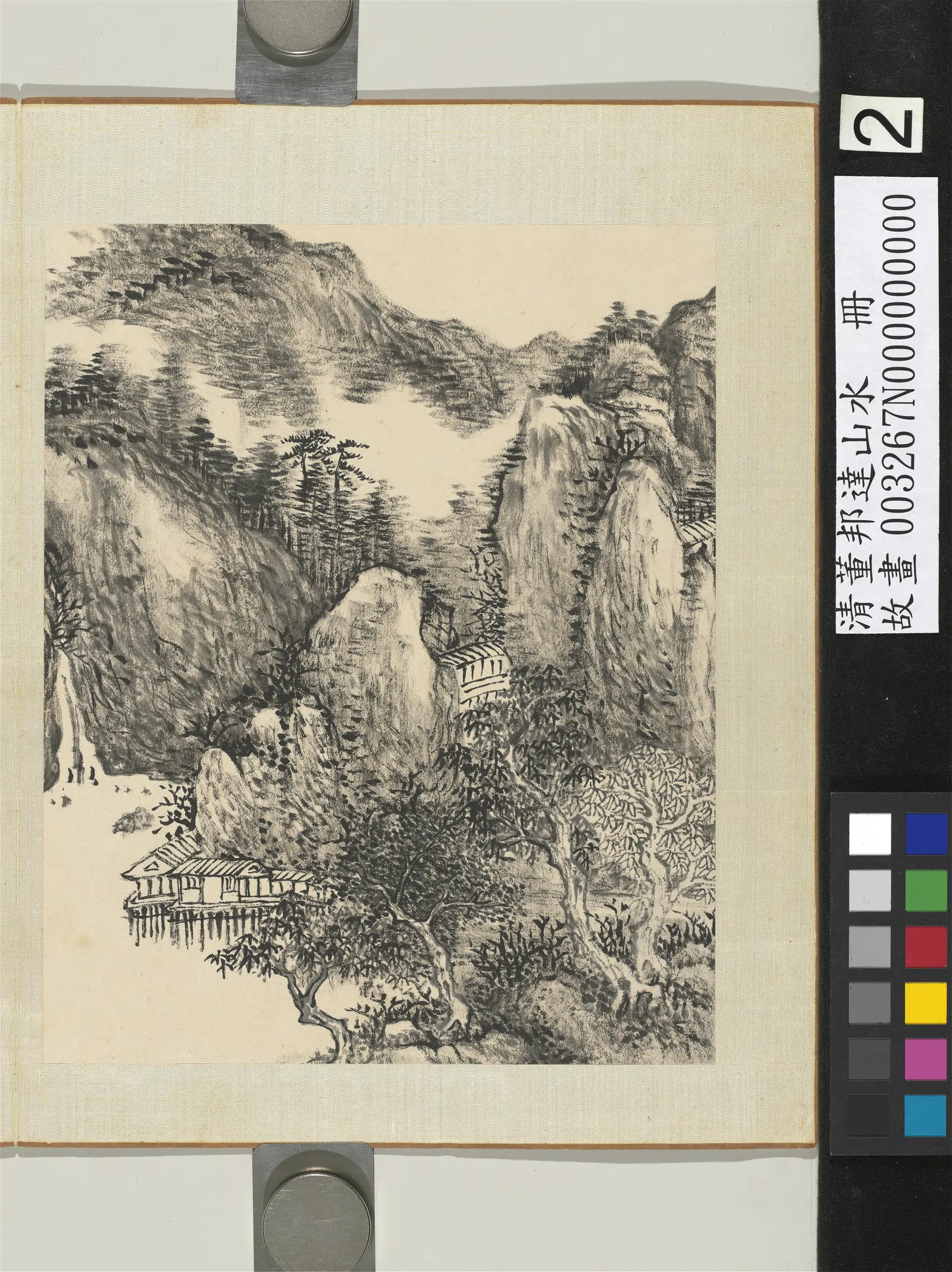 清代【董邦达】《山水册-林峦华滋》