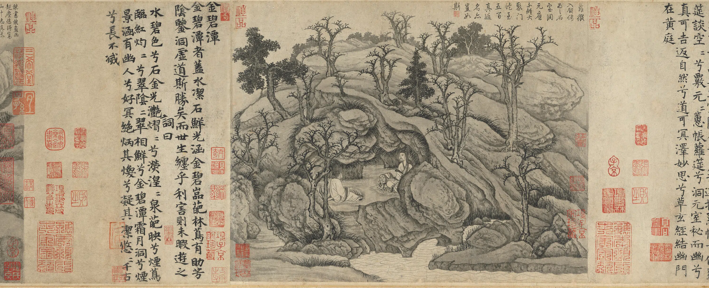 唐朝【卢鸿一】《草堂十志图卷》 第7张