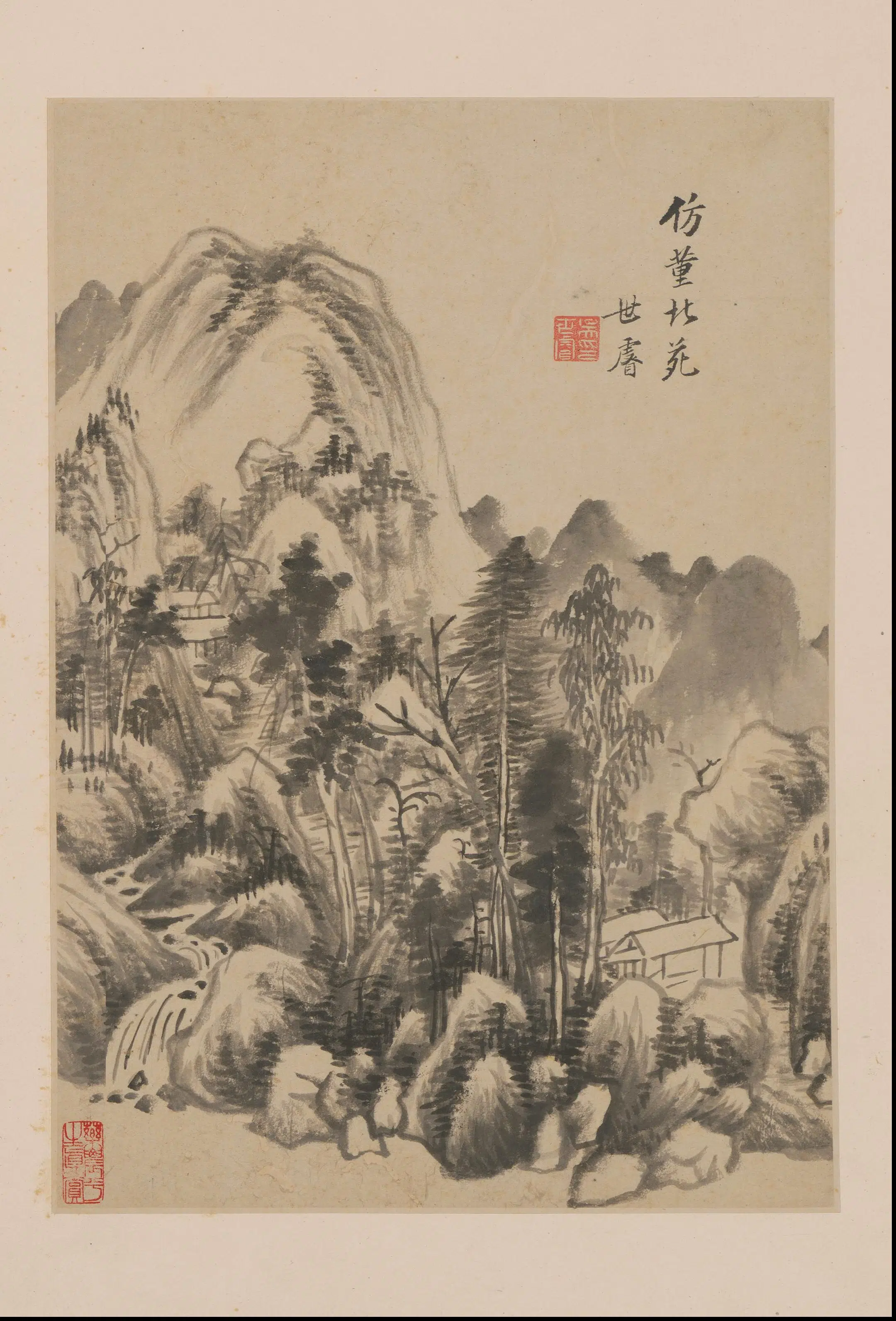 清代【德梵】《山水册页》 第10张 清代【德梵】《山水册页》 第10张