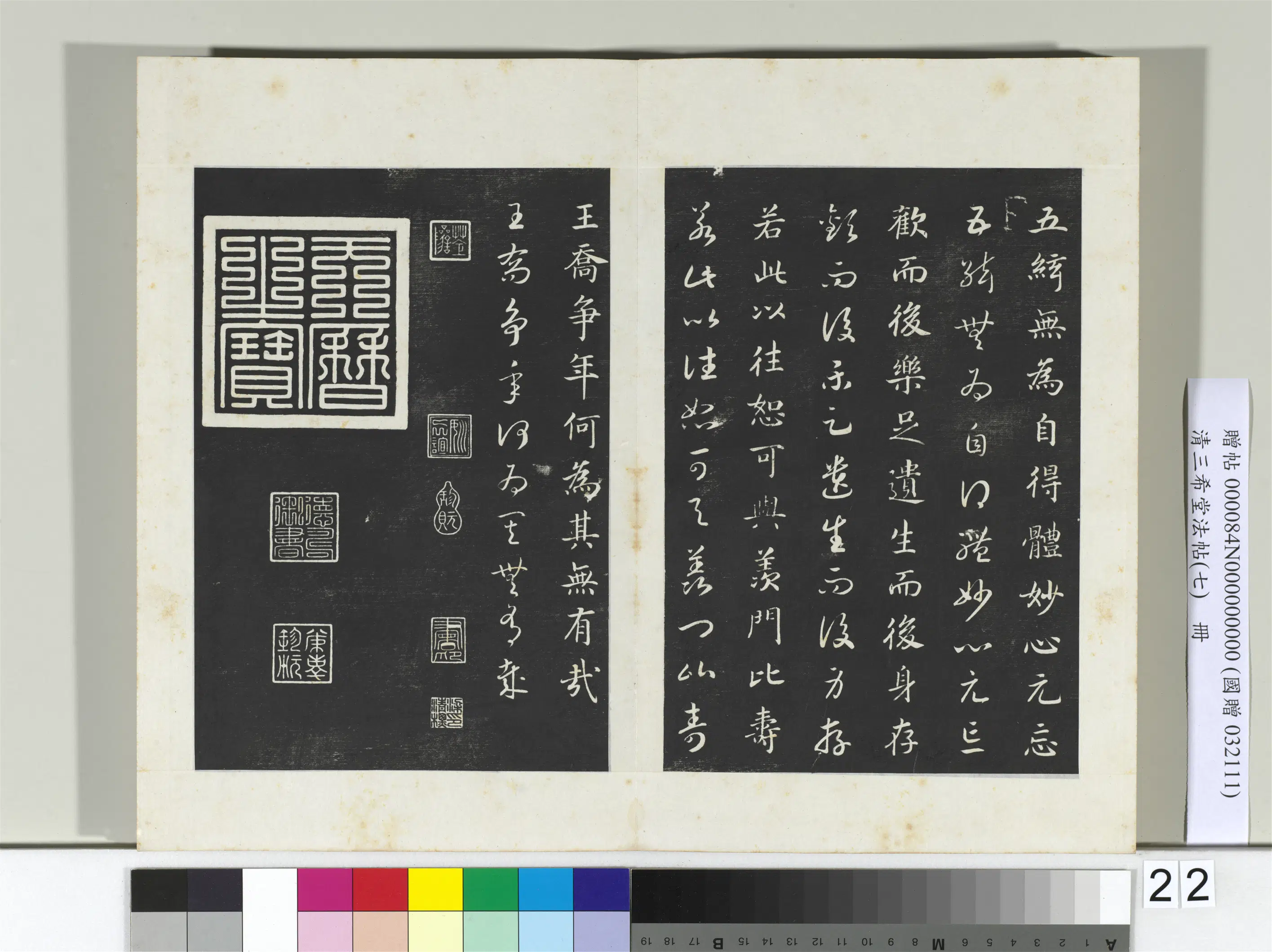 南宋【赵构-宋高宗】《三希堂法帖（七）册-宋高宗真草书嵇康养生论-2》 第12张