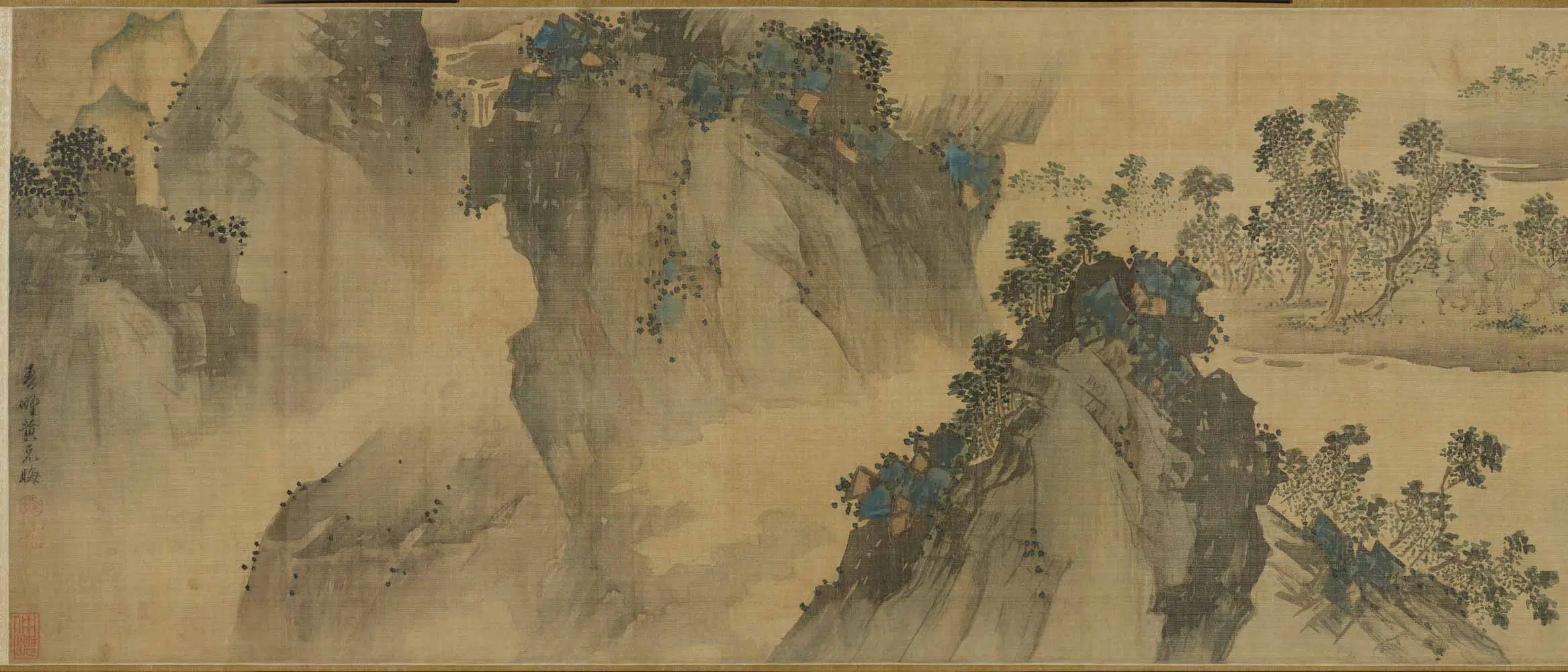 明朝【黄克晦】《桃花源图卷》 第1张 明朝【黄克晦】《桃花源图卷》 第1张