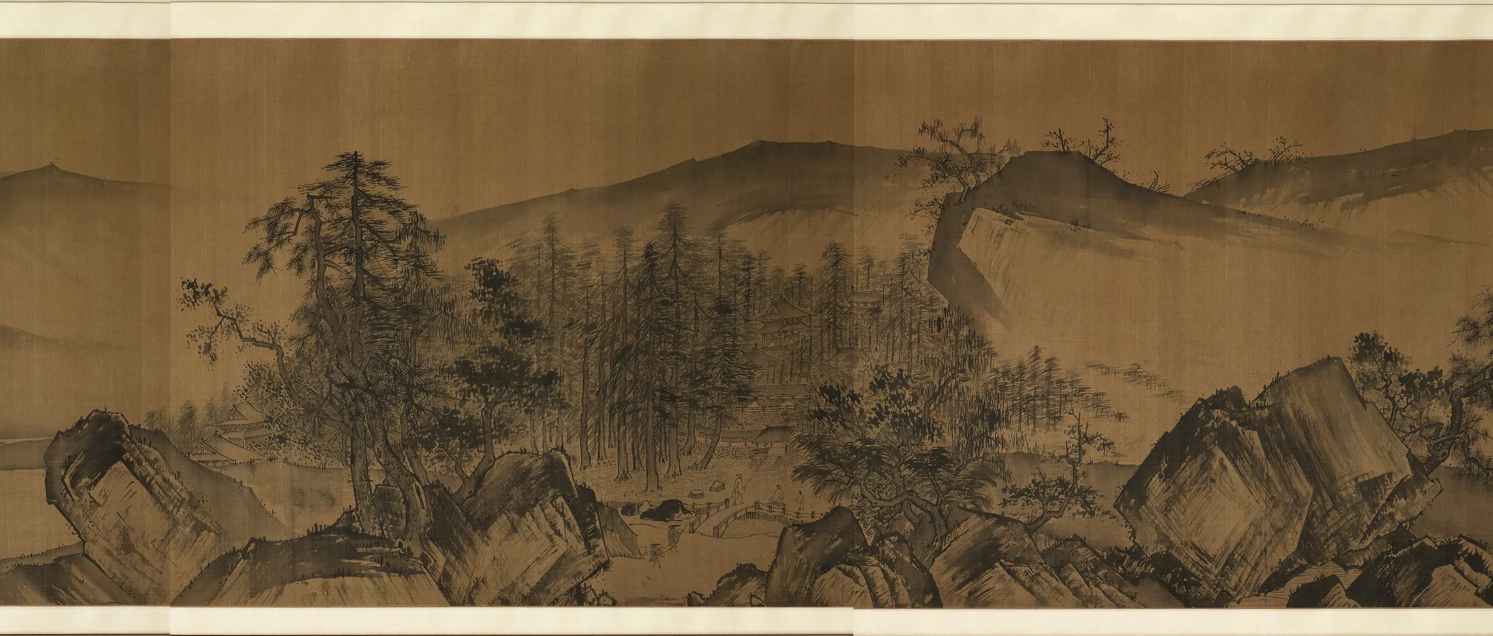 《无款仿夏圭溪山远卷》 第5张