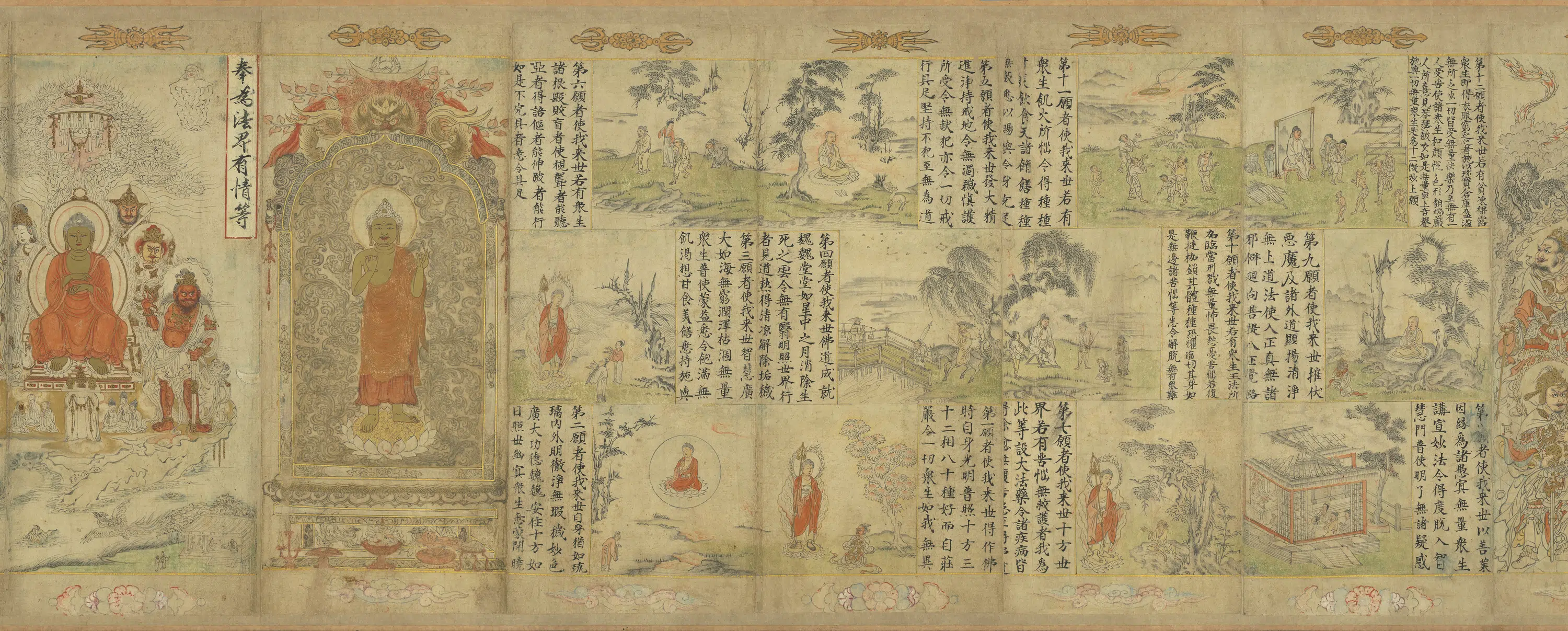 南宋【张胜温】《宋时大理国描工-画梵像卷》 第5张