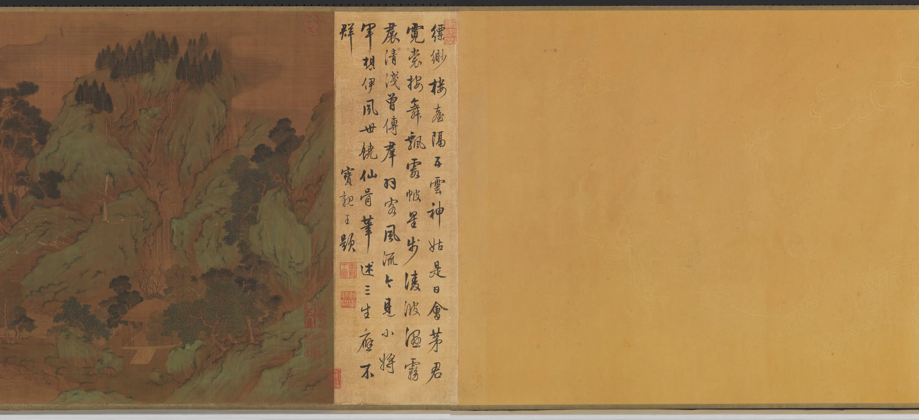 唐朝【李昭道】《蓬莱宫阙图卷》 第6张