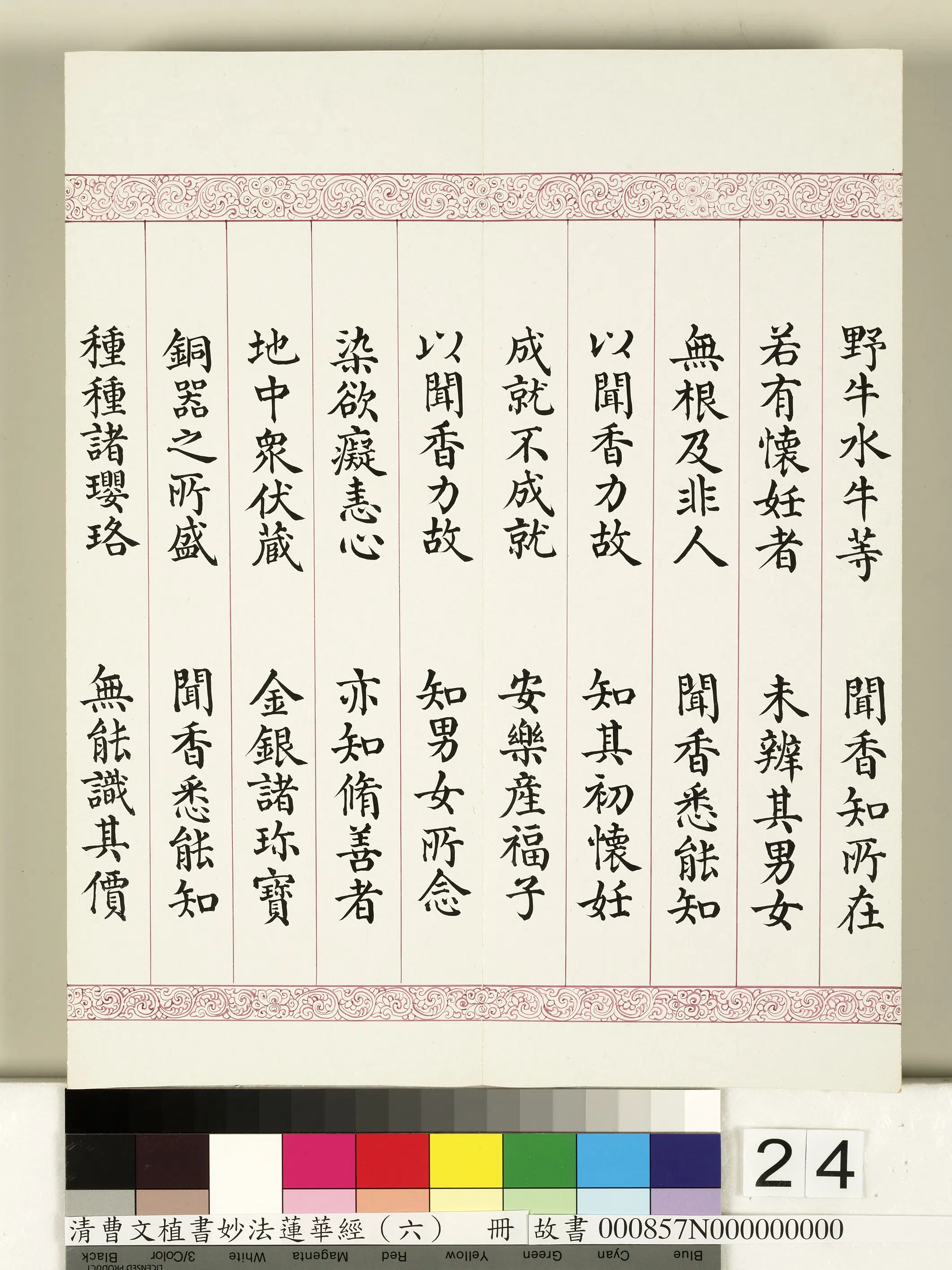 清代【曹文埴】《妙法莲华经（六）册》 第17张