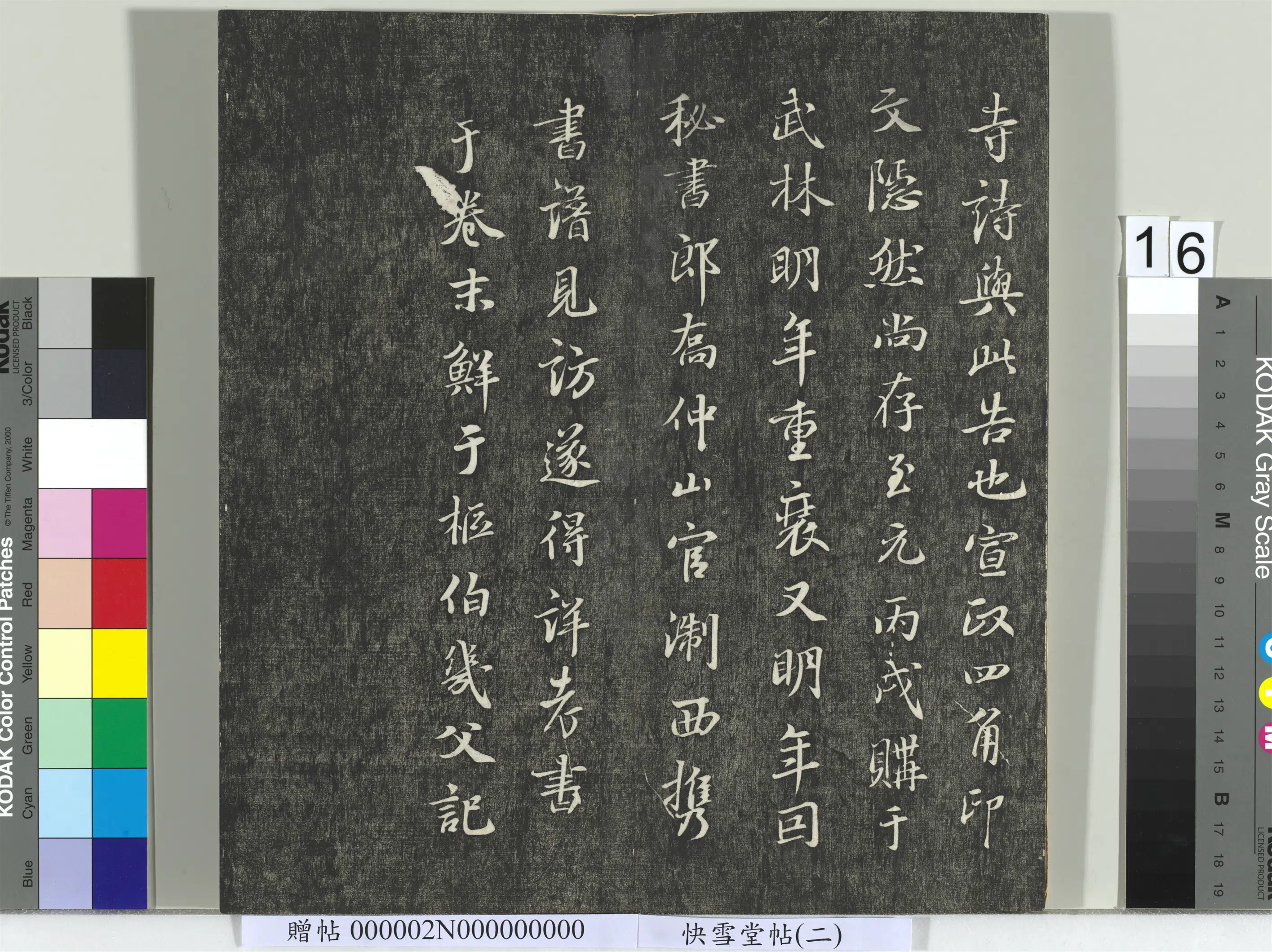 唐朝【徐浩】《快雪堂帖（二）册-唐徐浩朱巨川告身》 第5张