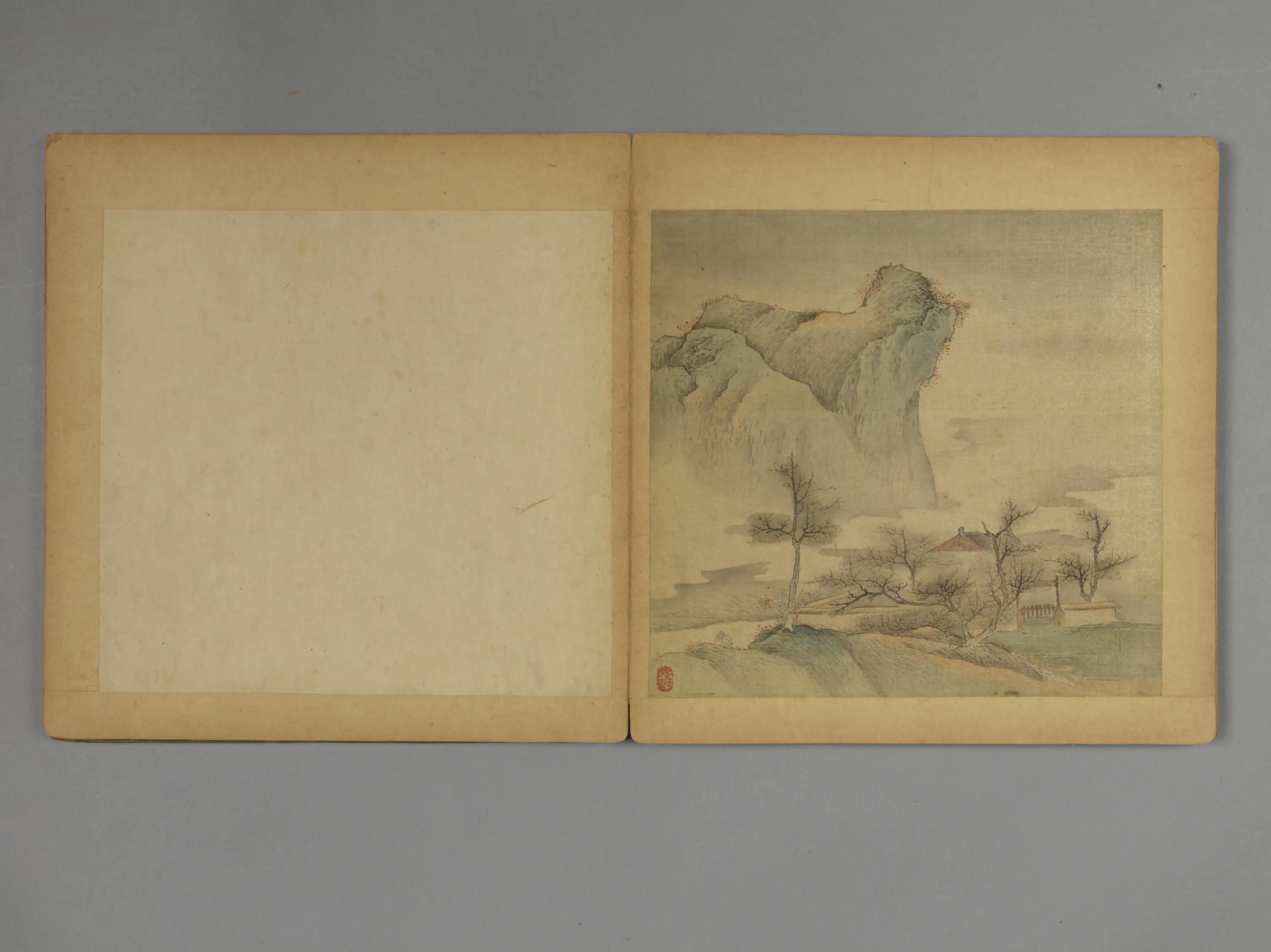 清代【王槩（概）】《山水图册（8开）》 第5张