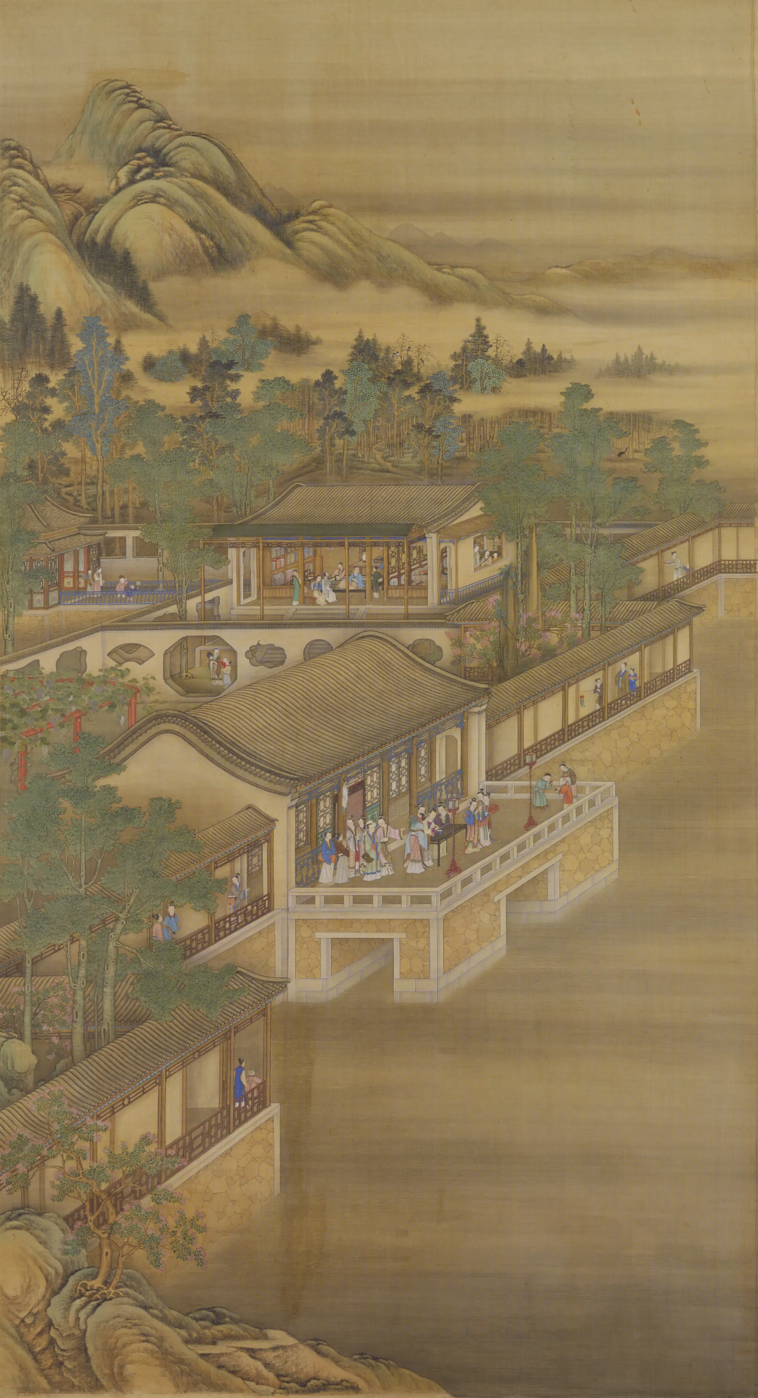 清代【爱新觉罗胤禛-清世宗雍正皇帝】《清人画胤禛十二月景行乐图单片》 第6张