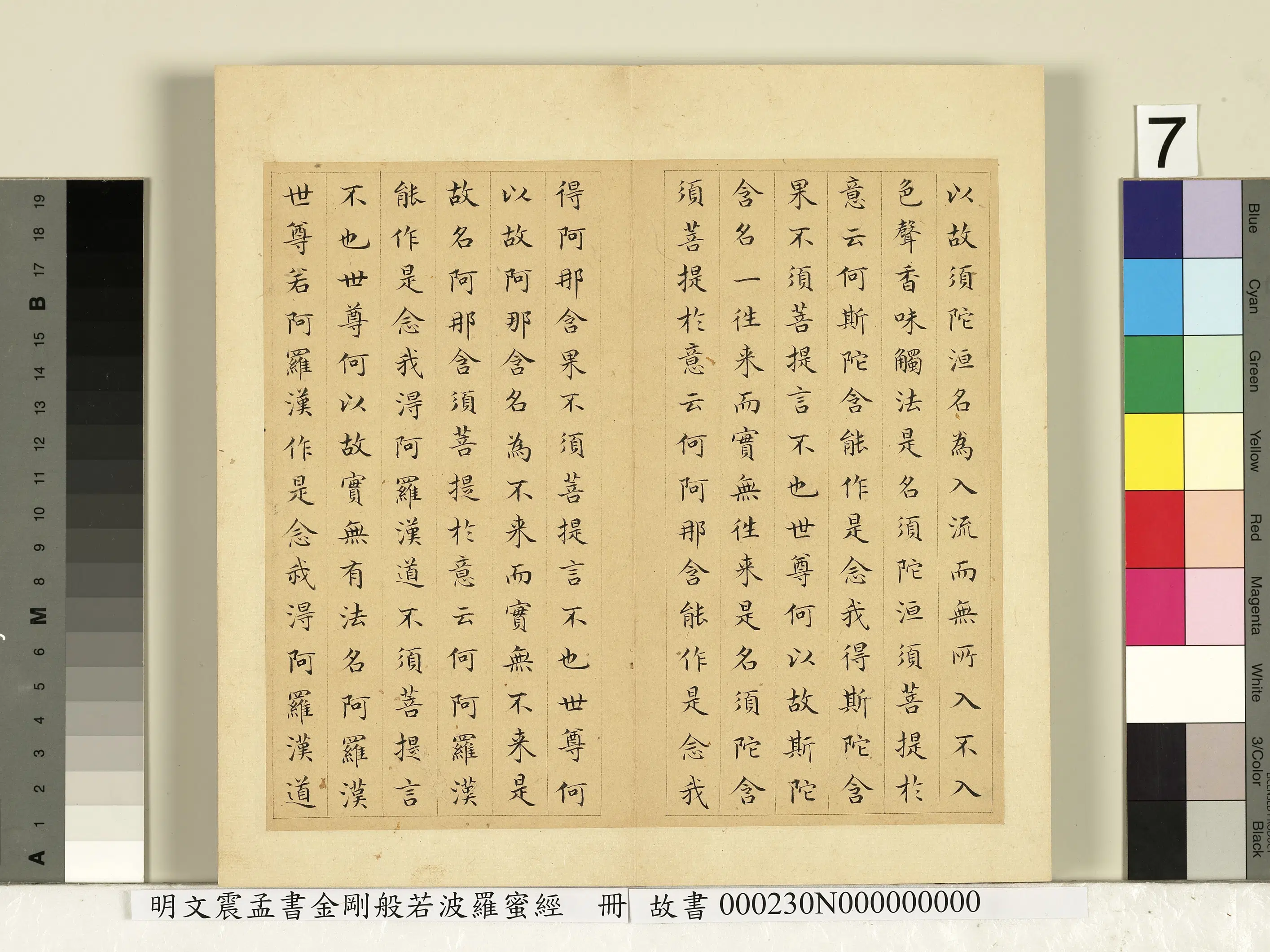 明朝【文震孟】《书金刚般若波罗蜜经册》 第28张