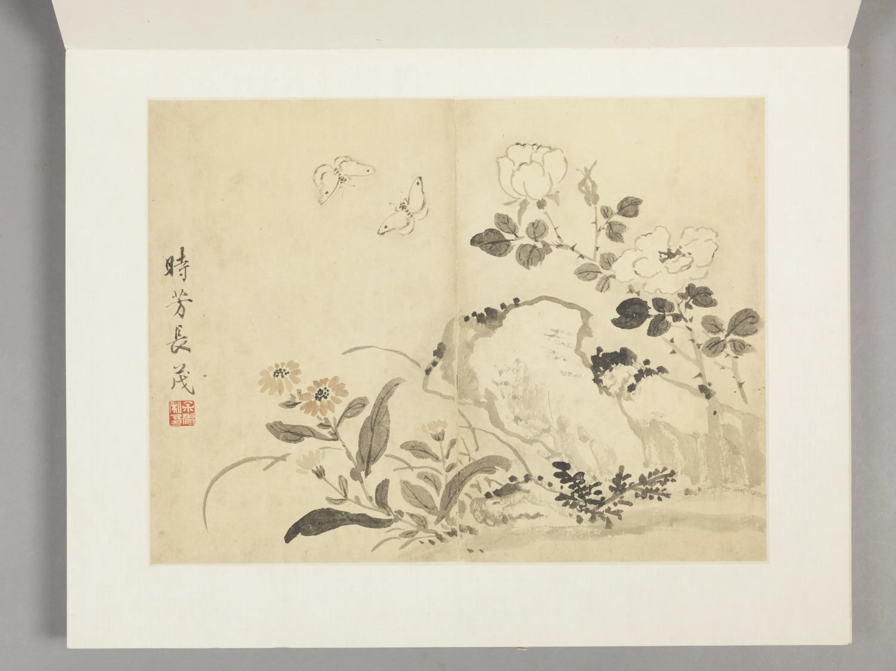 清代【余省】《花卉册（12开）》 第6张