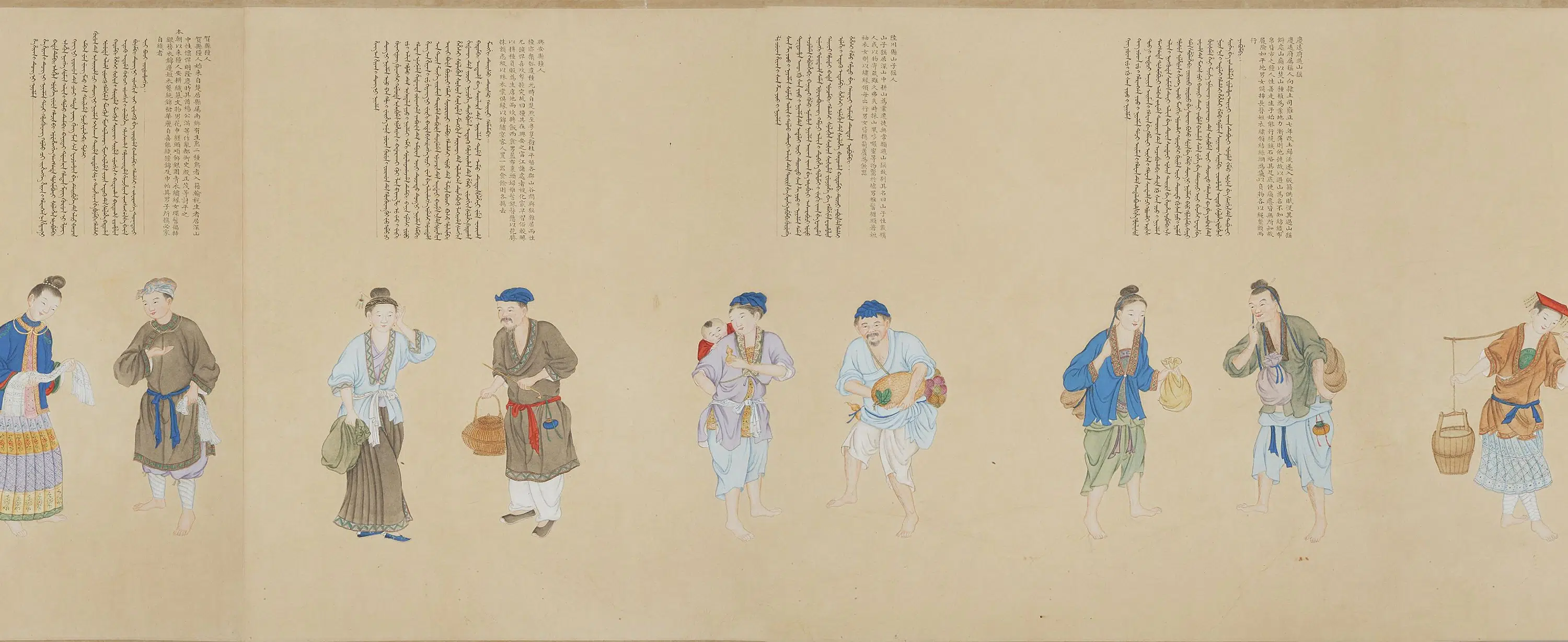 清代【清人】《画职贡图卷-1》 第14张 清代【清人】《画职贡图卷-1》 第14张