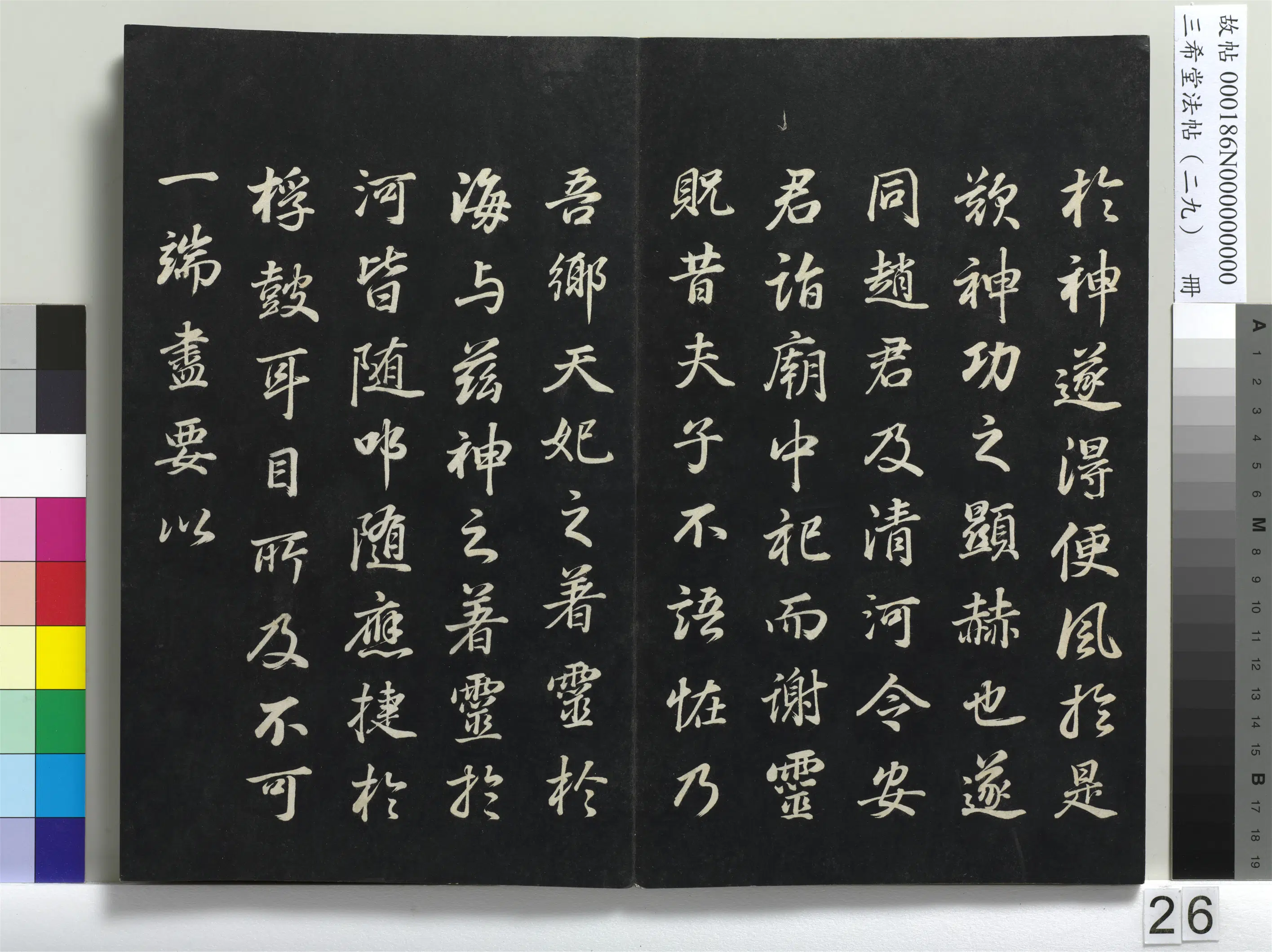 明代【董其昌】《三希堂法帖（二十九）册-明董其昌书龙神感应记-1》 第4张