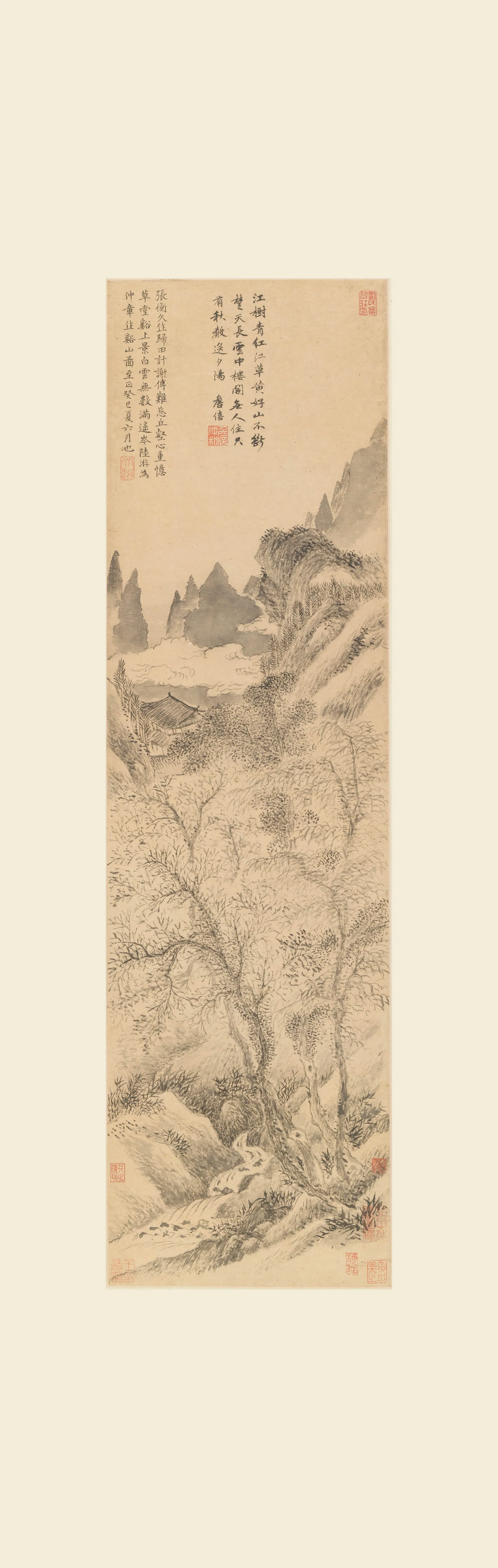 明朝【佚名】《山水轴》