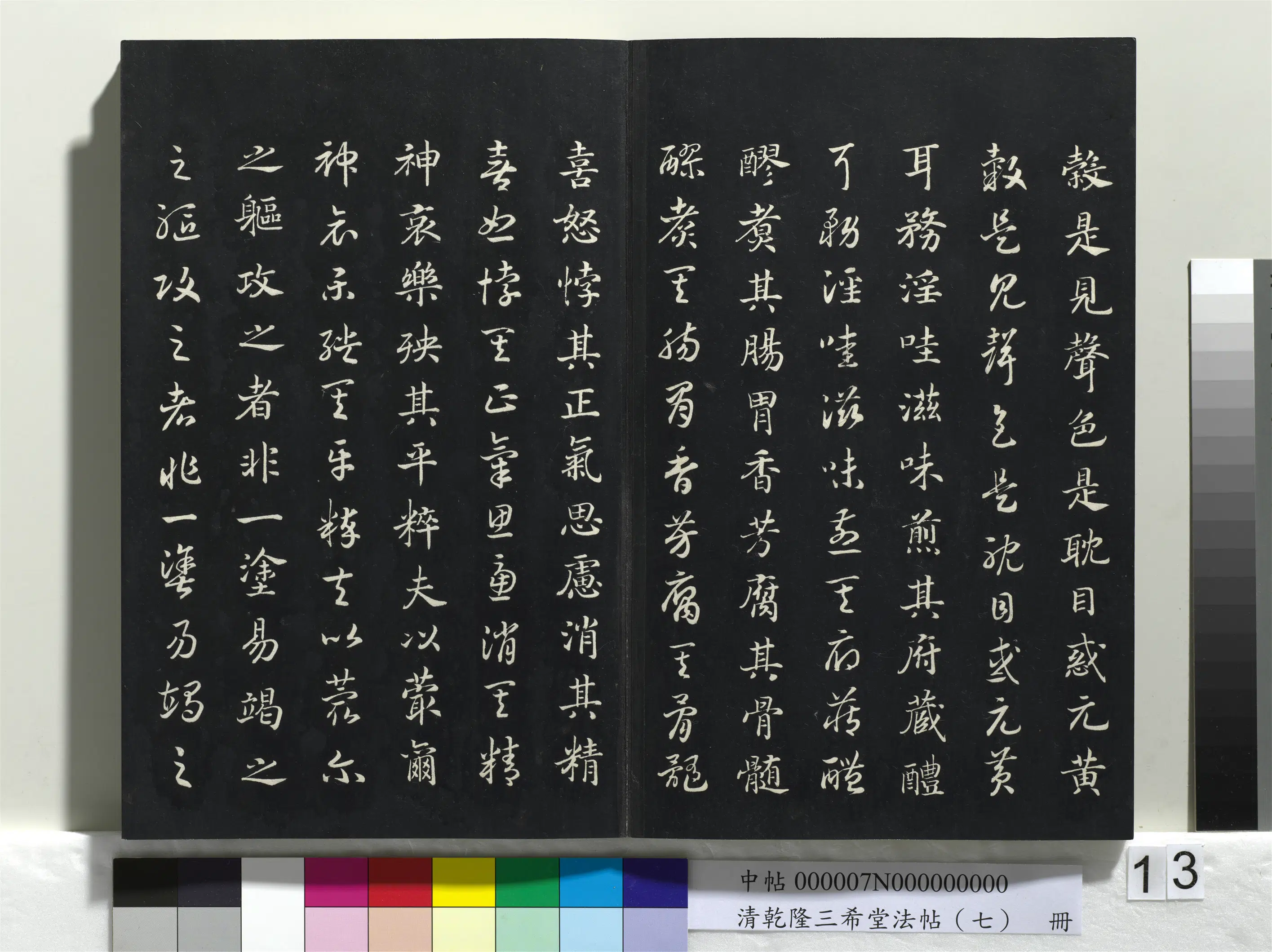 南宋【赵构-宋高宗】《乾隆三希堂法帖（七）册-宋高宗真草书嵇康养生论》 第3张