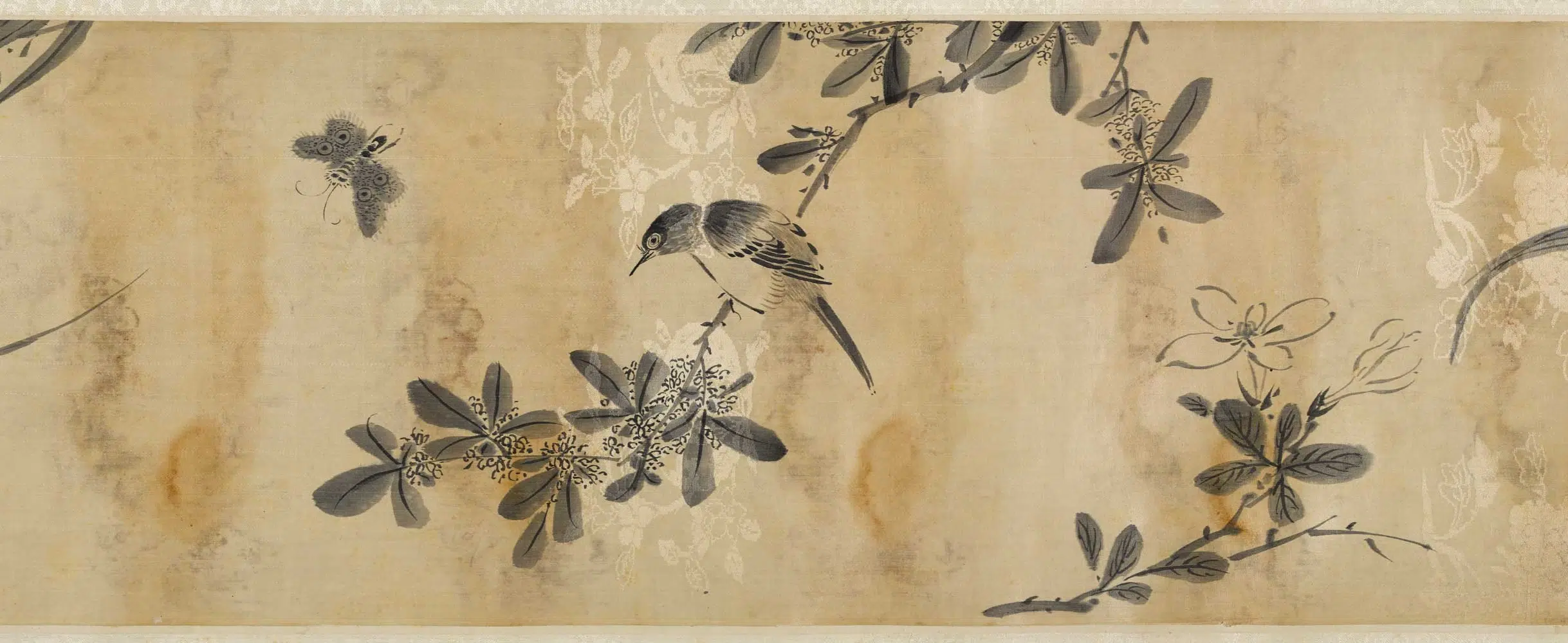 清代【李因】《花鸟卷》 第7张