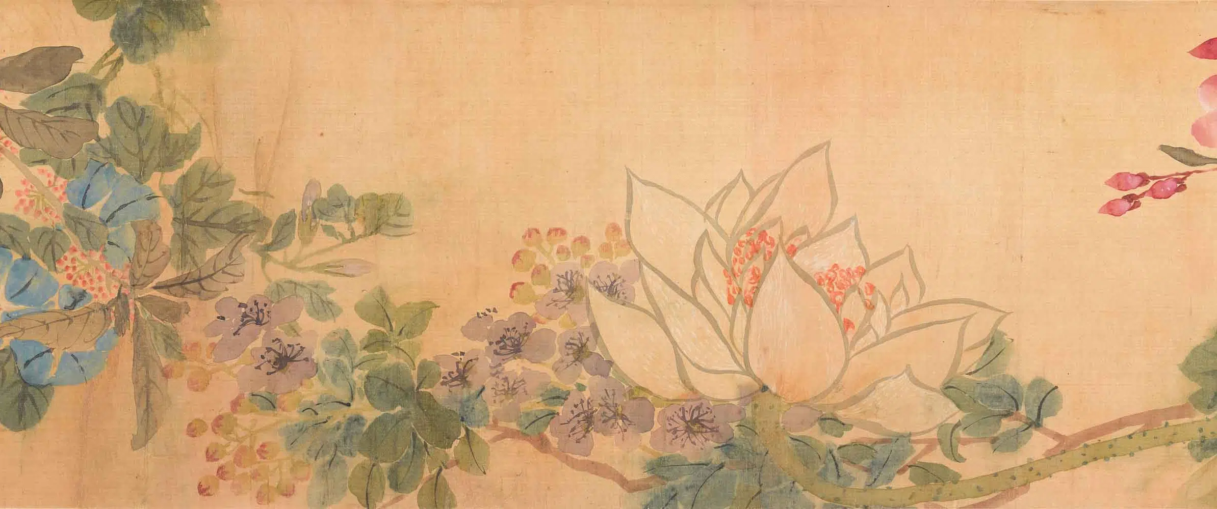 清代【任熊】《花卉图卷》 第7张