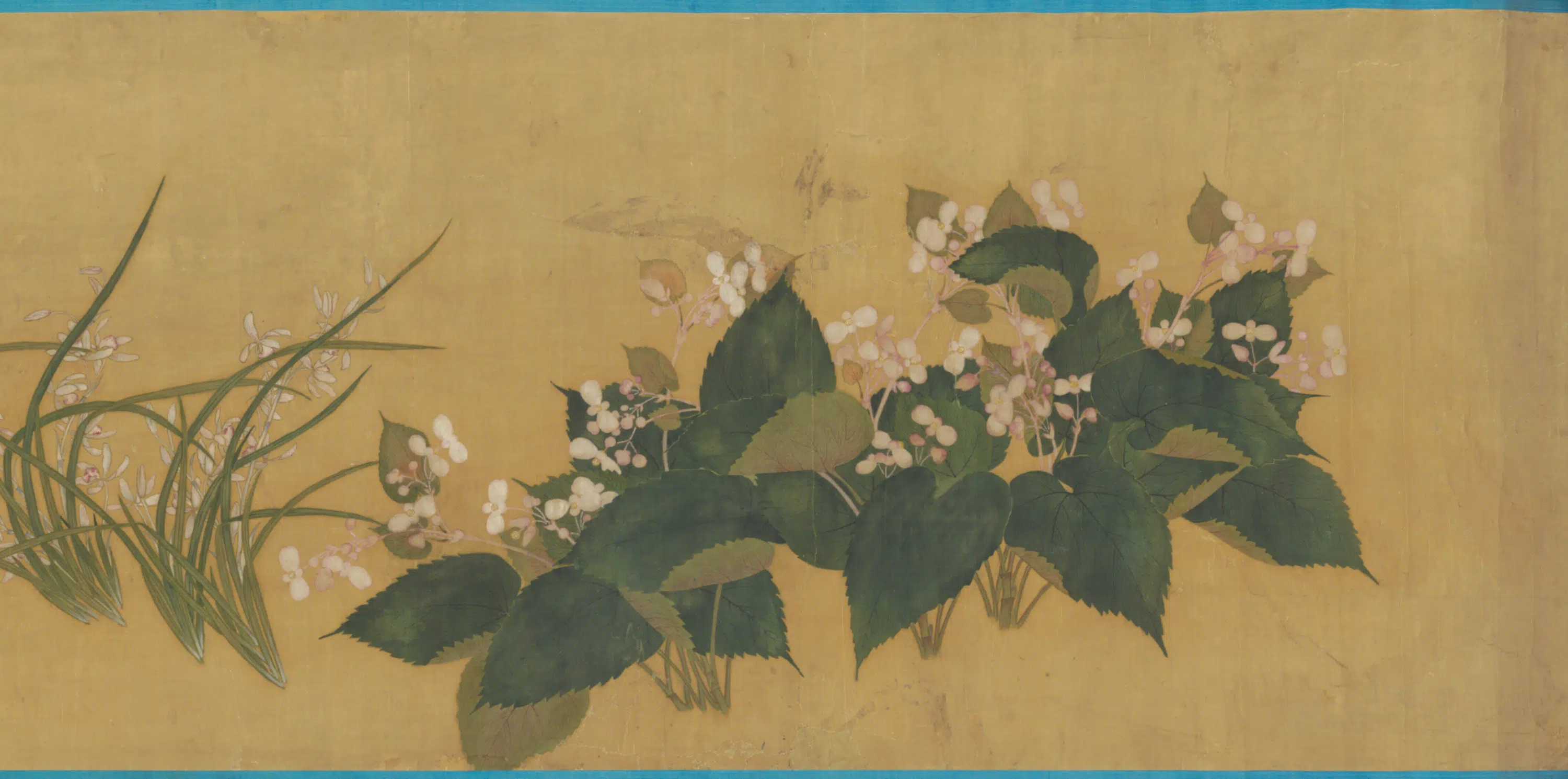 清代【沈济】《花卉贴落》 第4张 清代【沈济】《花卉贴落》 第4张