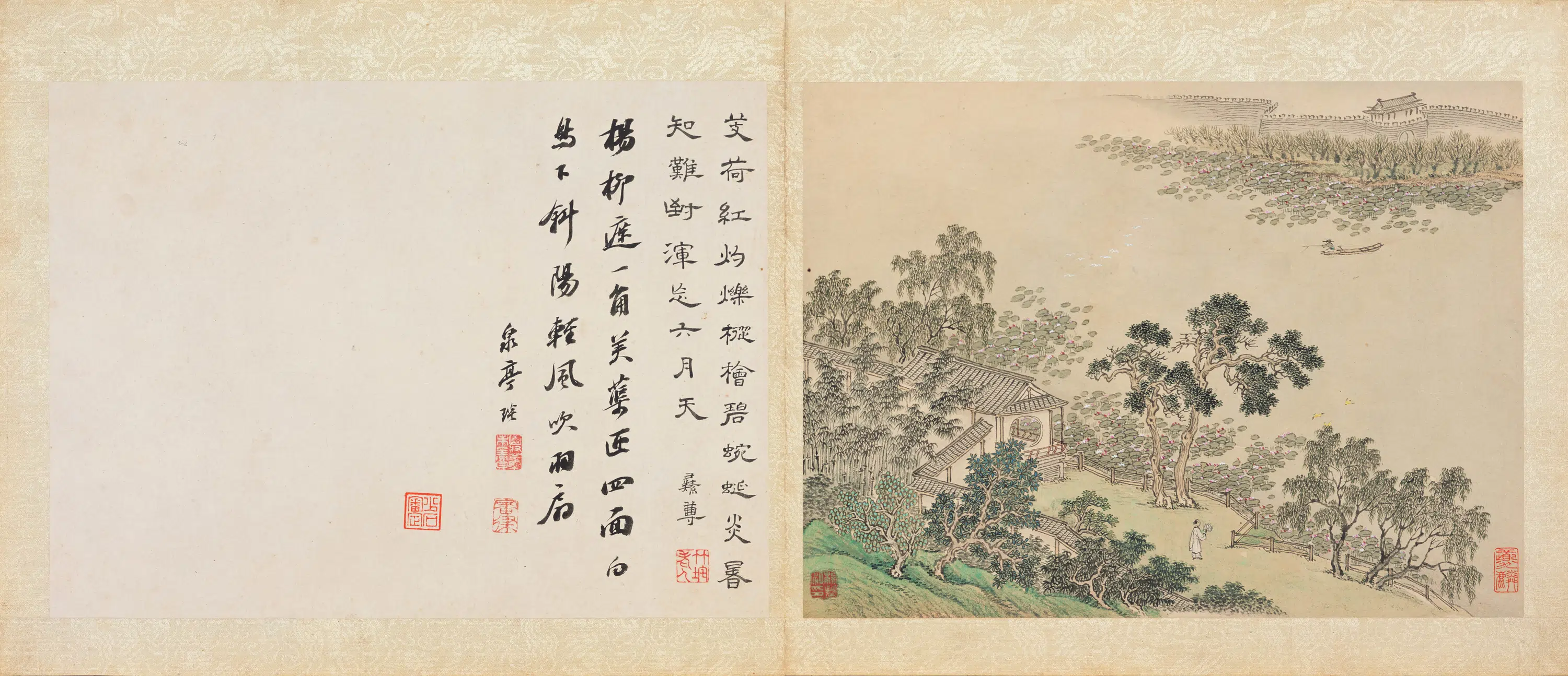 清代【杨晋】《山水册（八开）》 第1张