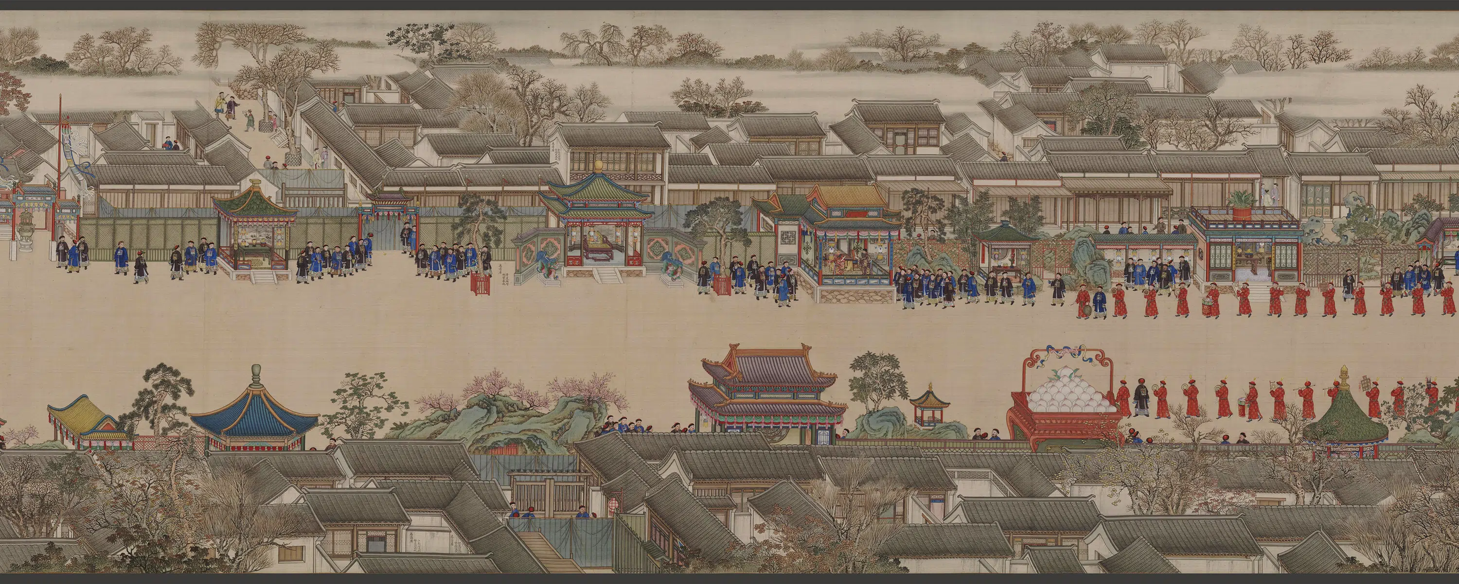 清代【张廷彦】《崇庆皇太后万寿庆典图》 第14张 清代【张廷彦】《崇庆皇太后万寿庆典图》 第14张