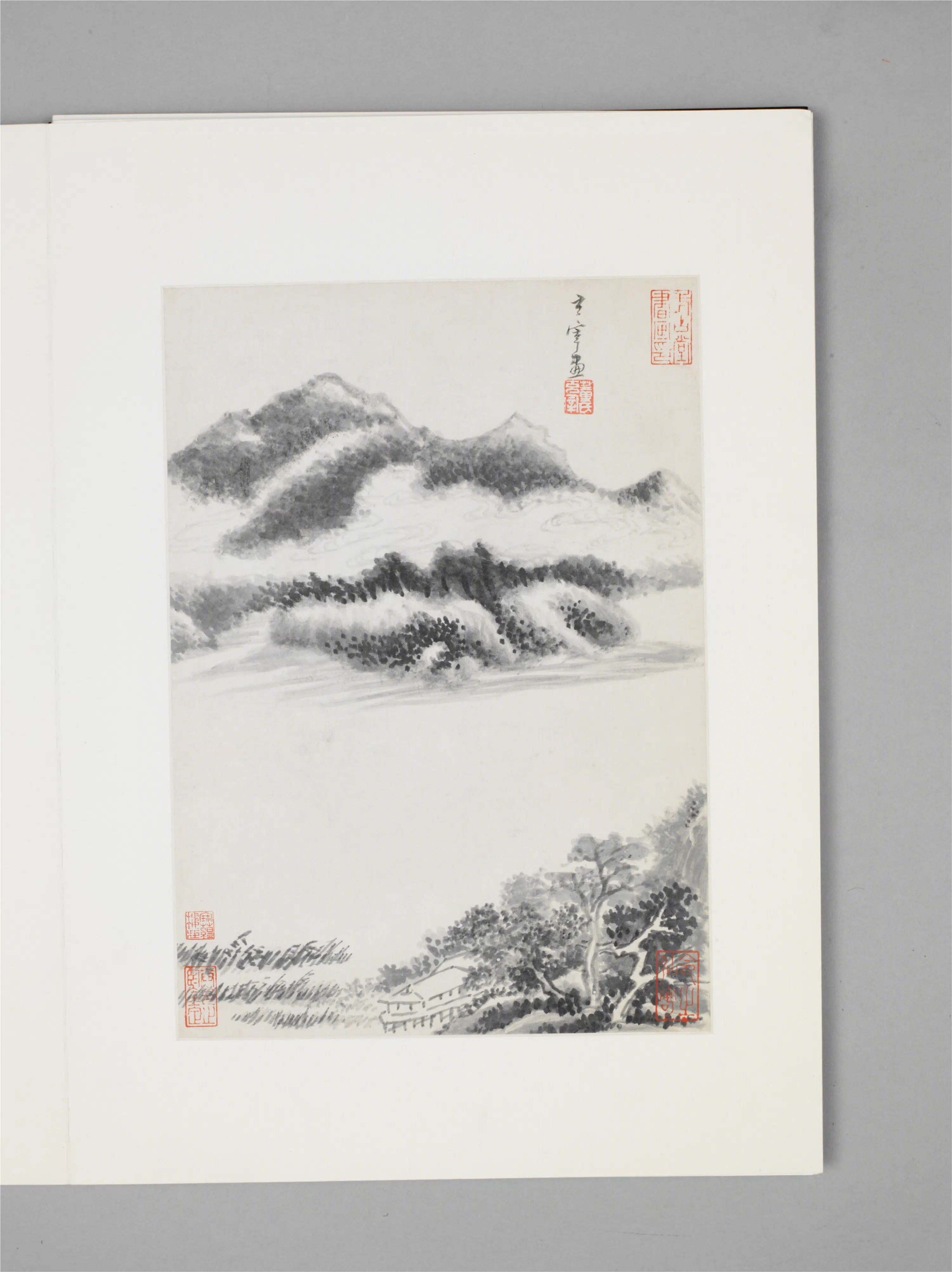 明朝【董其昌】《山水图册（7开）》 第6张