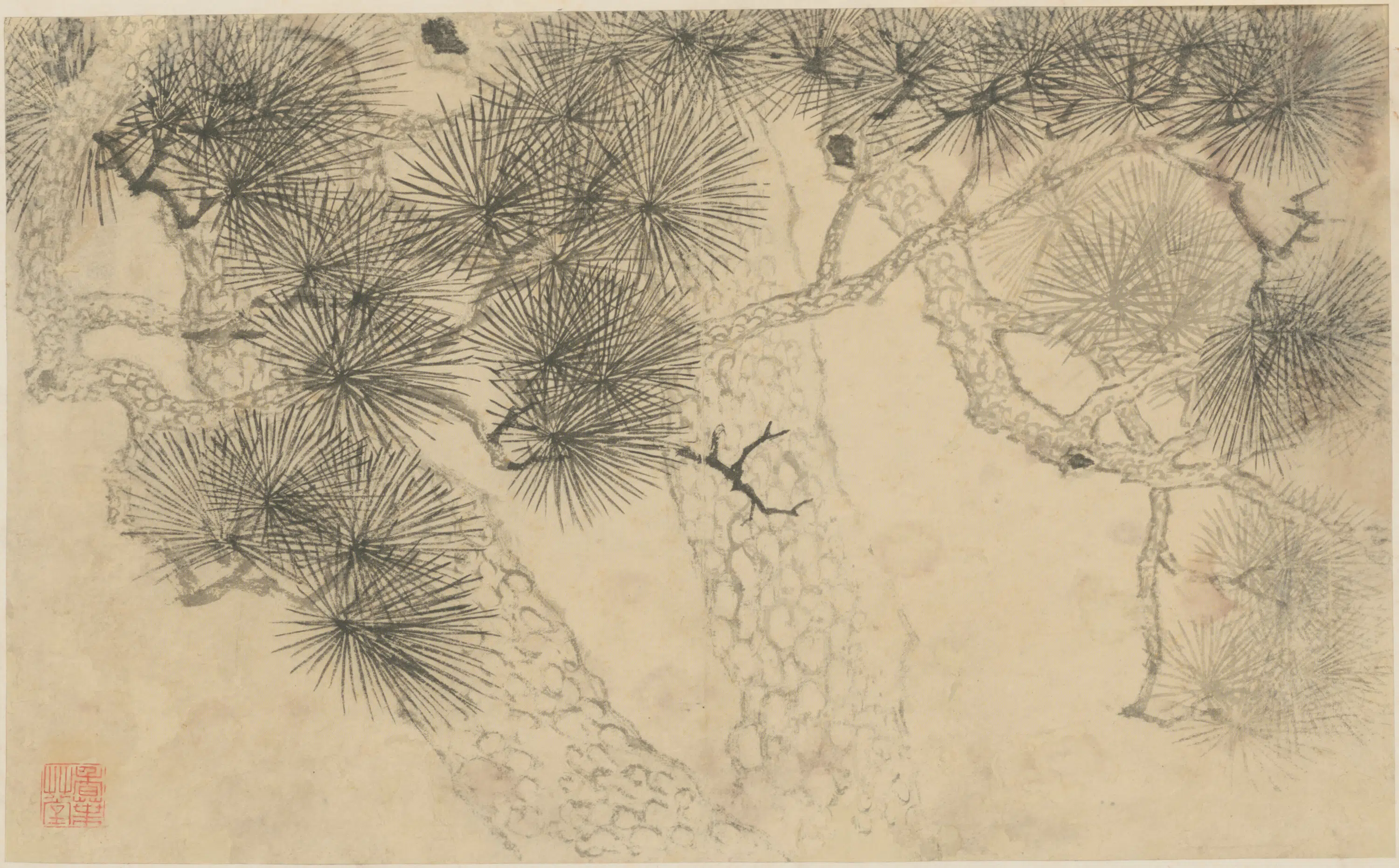 清代【罗聘】《杂画册(10开)》 第10张 清代【罗聘】《杂画册(10开)》 第10张