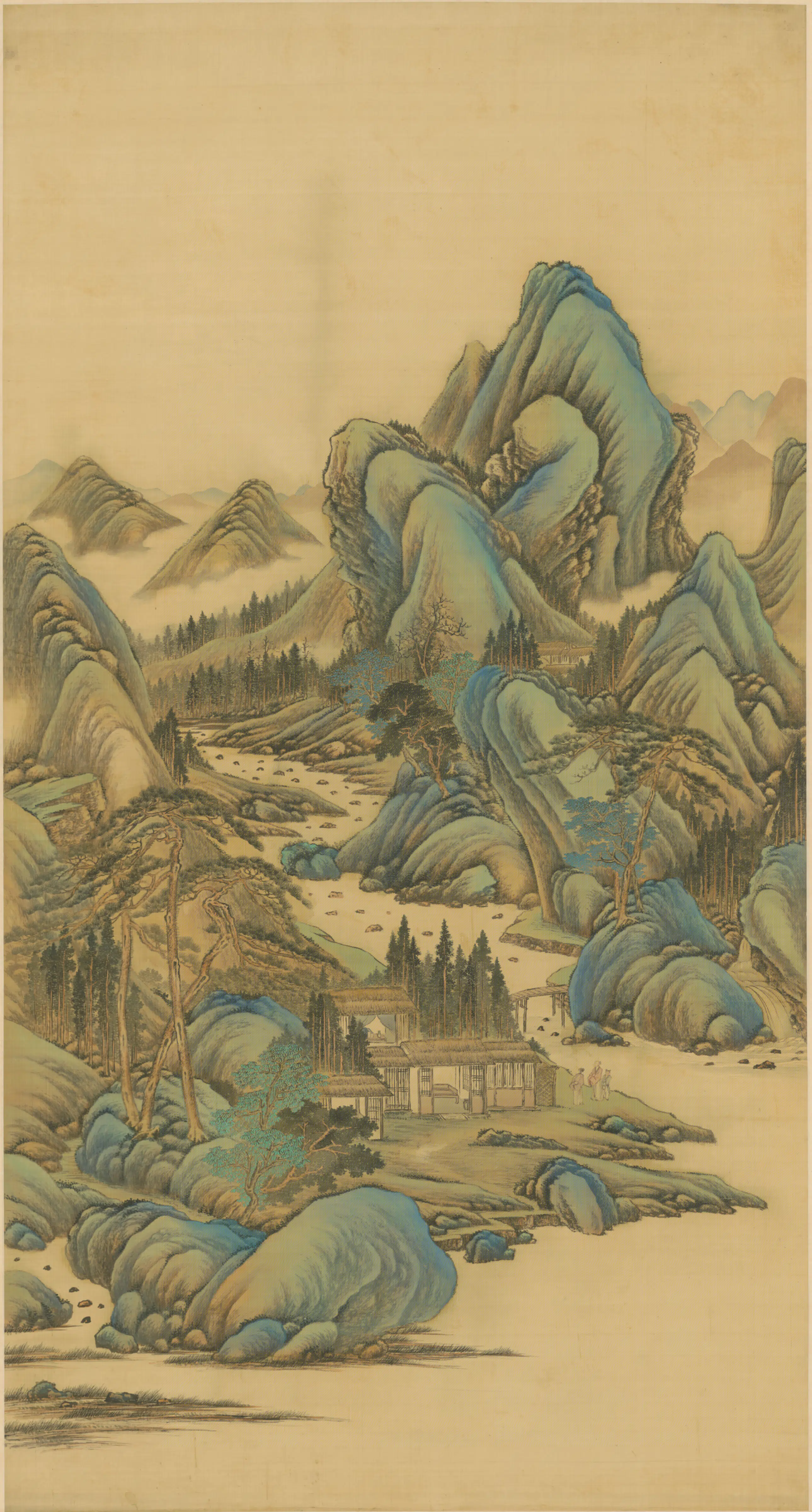 清代【爱新觉罗胤禛-清世宗雍正皇帝】《清人画行乐图轴（8开）》 第2张