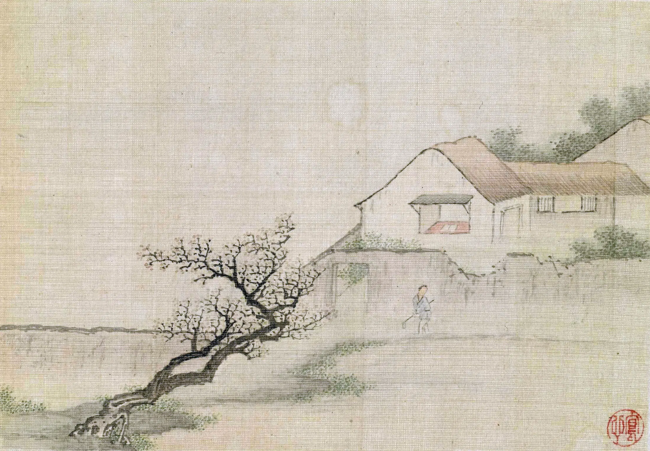 清代【谢荪】《山水图册》 第6张