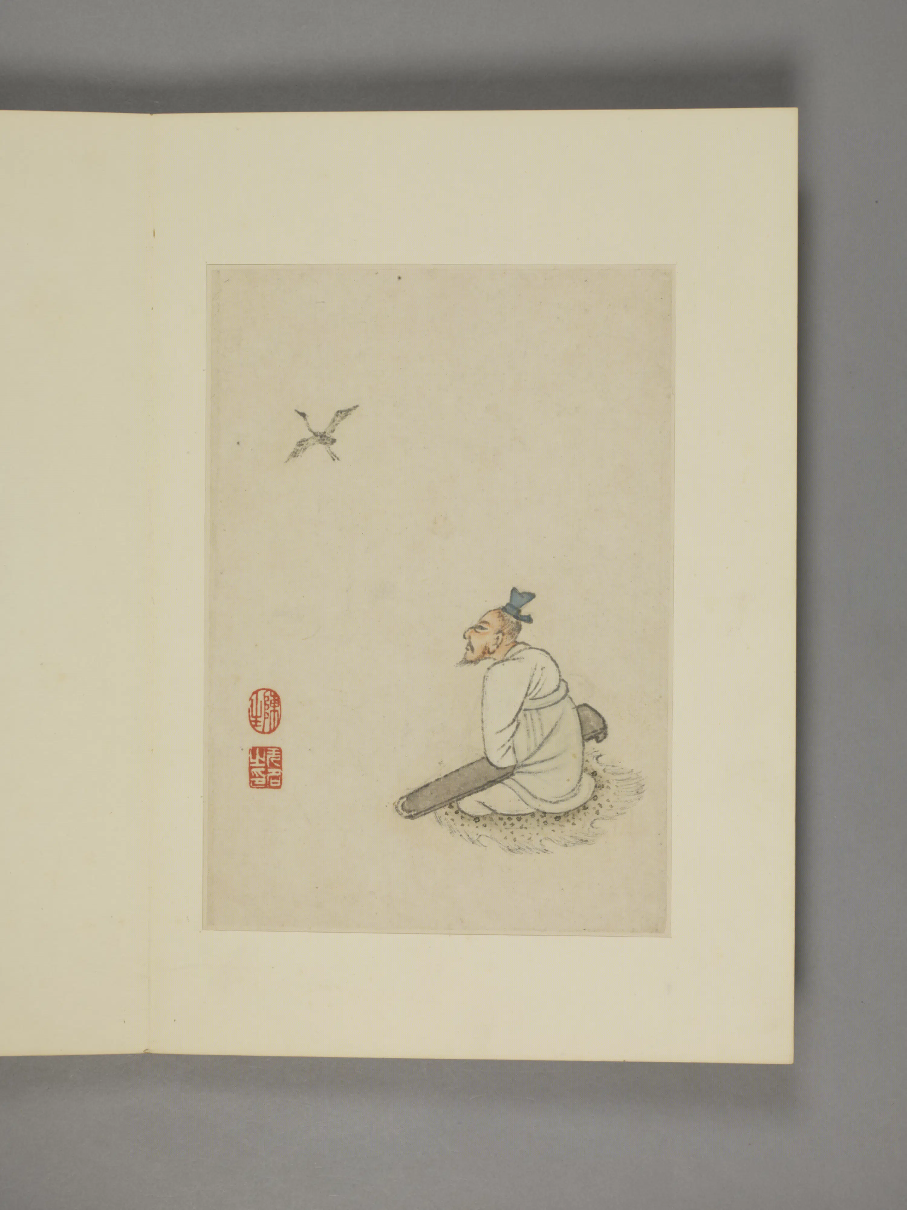 清代【陈字】《杂画册（7开）》 第2张