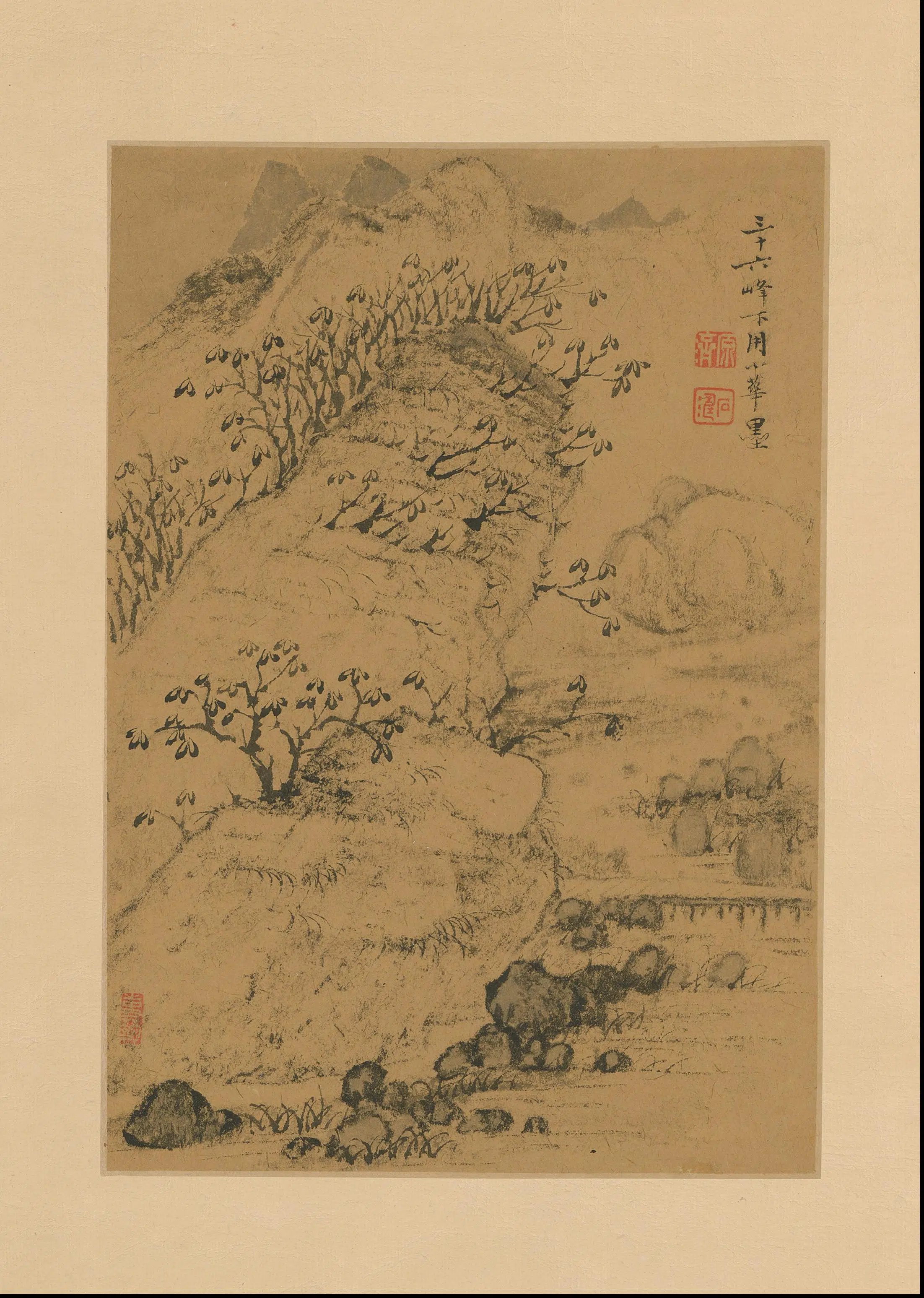 清代【石涛】《山水图册（10开）》 第2张