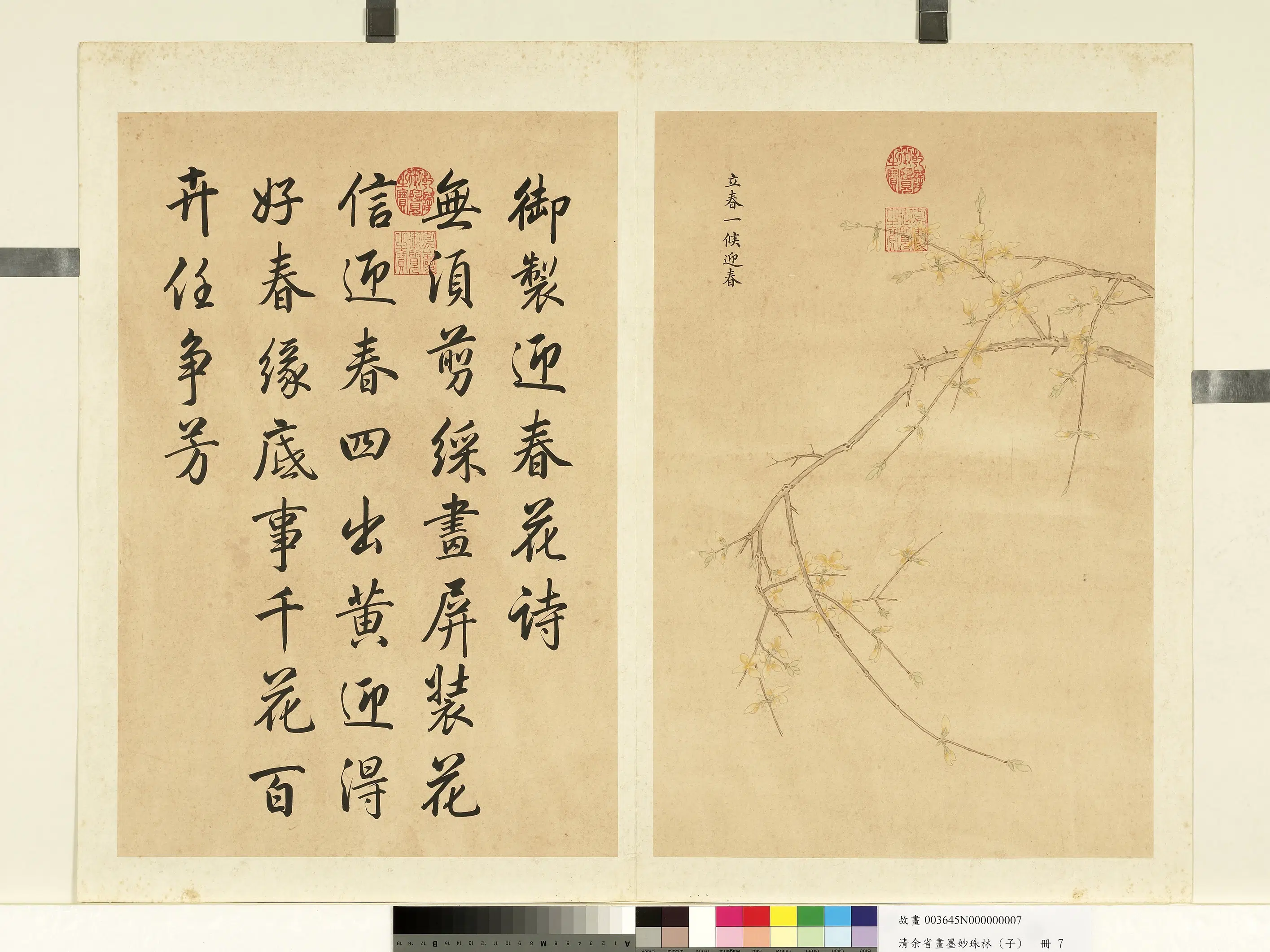 清代【余省】《画墨妙珠林（子）册》 第16张