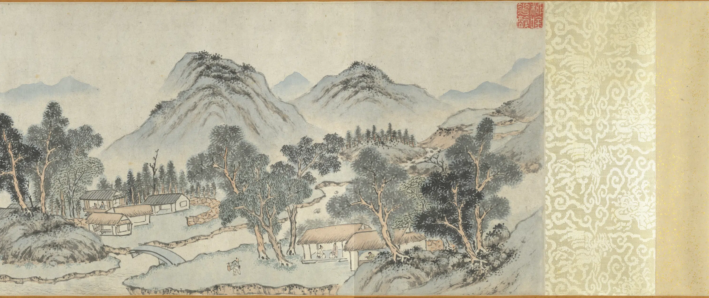 明朝【钱穀（谷）】《石湖图卷》 第3张