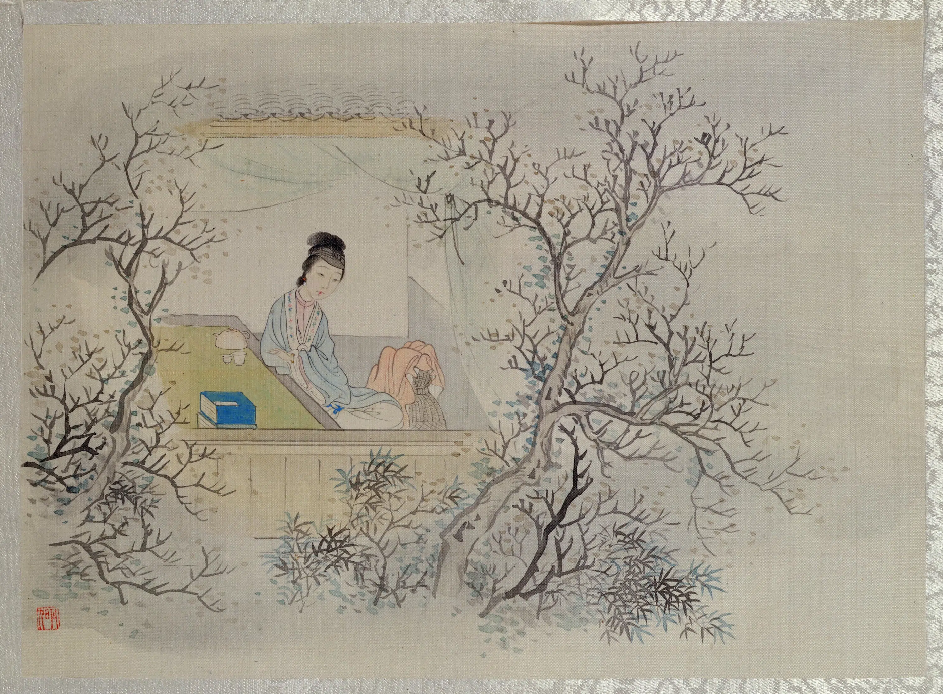 清代【费丹旭】《十二金钗图册》 第7张